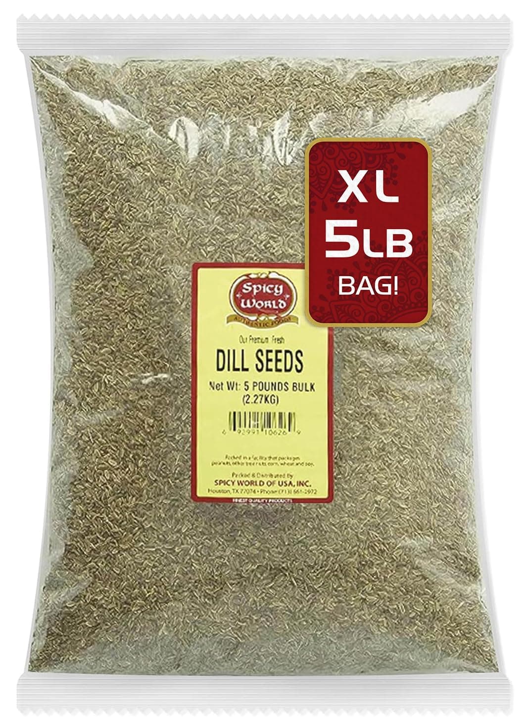 Dill Seeds 5 Pounds Bulk (Suva)
