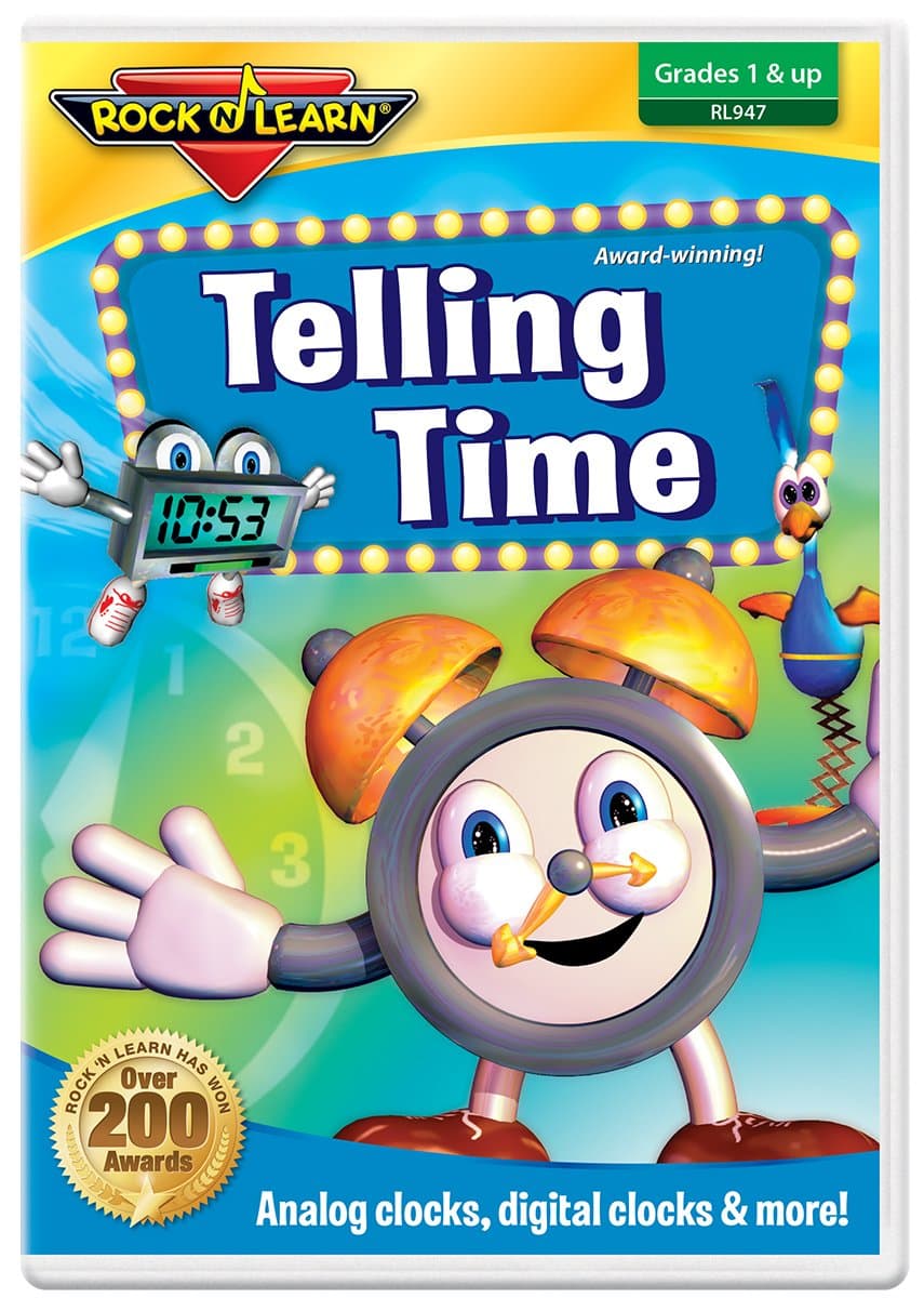 Telling Time DVD by Rock 'N Learn