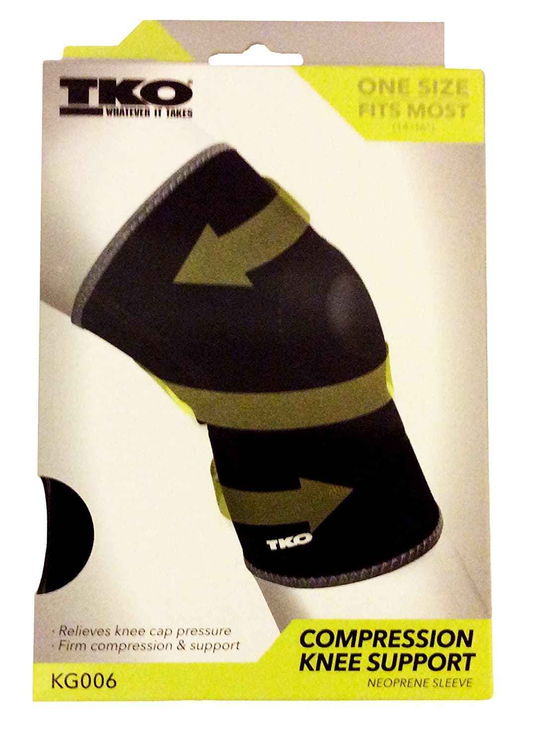 TKO Compression Knee Support Firm Neoprene Sleeve