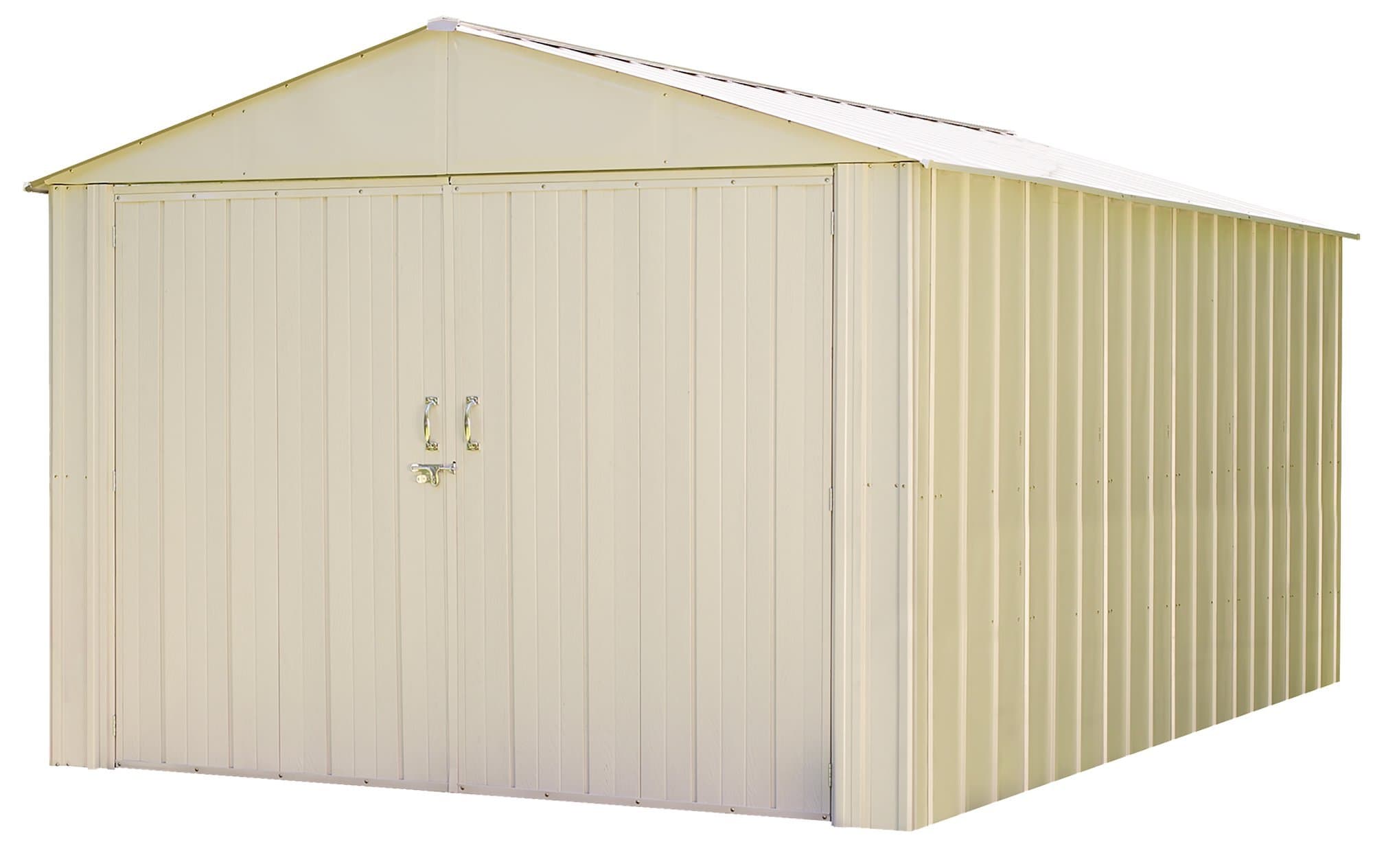 Commander 10 x 15 ft. Steel Storage Building Eggshell