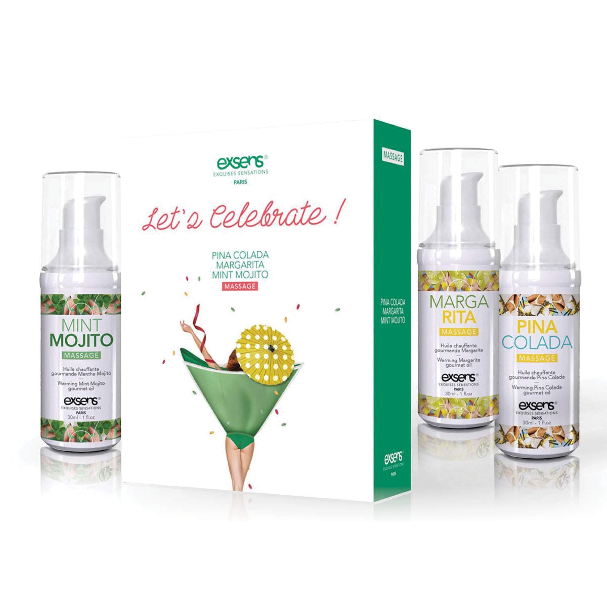 Exsens Let's Celebrate Massage Kit