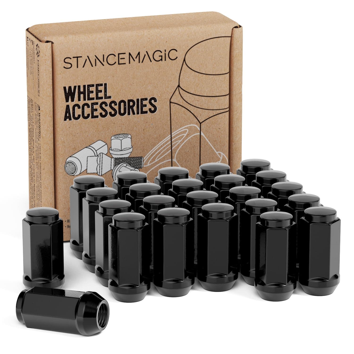 M14x1.5 Bulge Lug Nuts