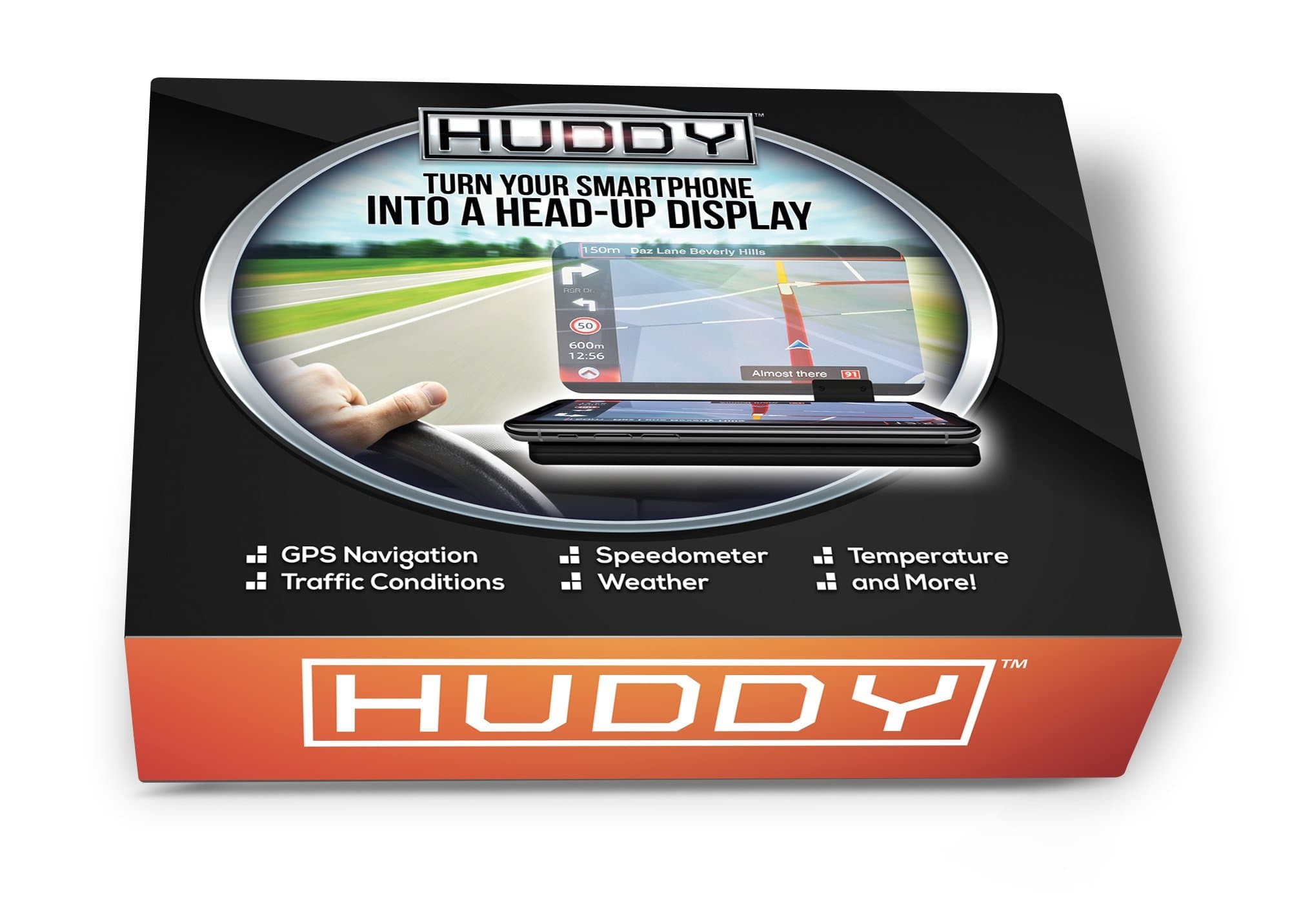HUDDY Head-up Display GPS Navigation Car Dash (HUD Navigation)