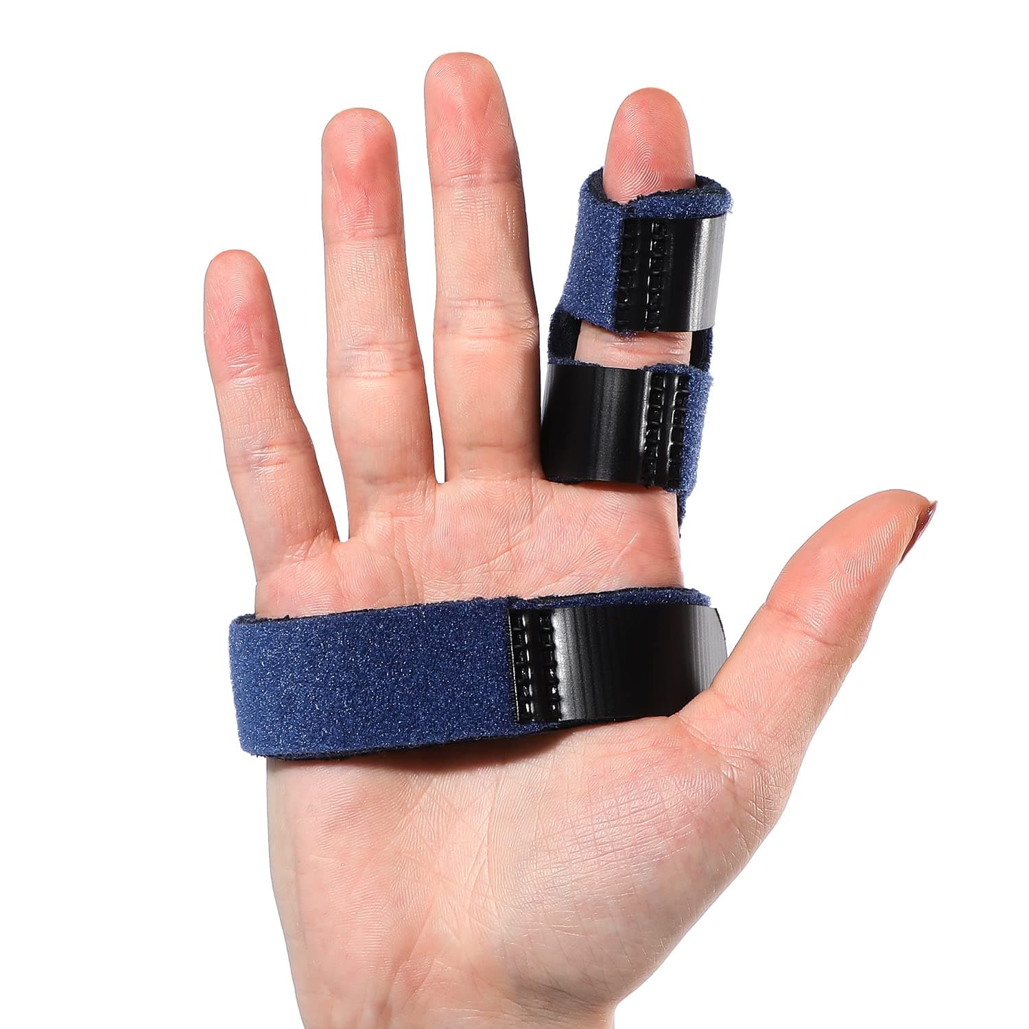 Trigger Finger Splint for Right and Left Hand, Mallet Finger Brace for Index Middle Ring Pinky, for Straightening Dislocated Fingers, Releasing Arthritis Pain