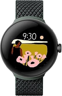 Pixel Watch 41mm Smartwatch with WiFi, GPS, BT and Heart Rate Monitor in Bulk Packaging (Matte Black)