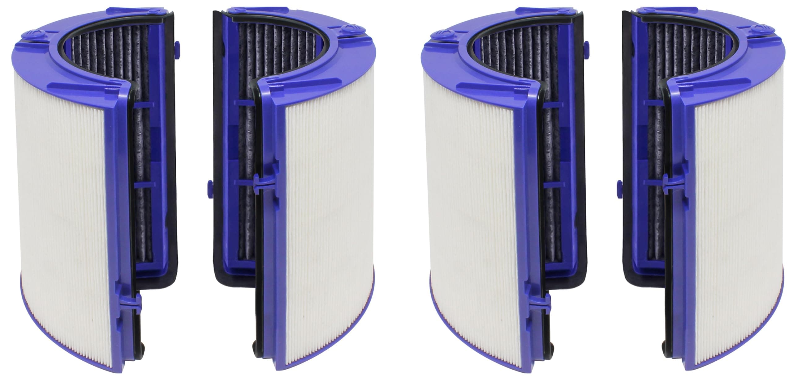 DistaFilter - Air Purifier Filter Replacement Compatible with Dyson HP06, TP06, PH01,PH02, (Part No.970341-01) for Dyson Pure Cool/Hot/Humidify CRYPTOMIC Tower Fan Purifiers (Qty 2)