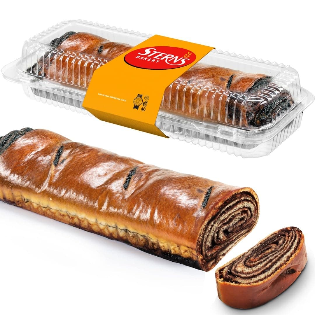 Hungarian Chocolate Kokosh Cake | Chocolate Babka Bread | Coffee Cake | Danish Pastry | Dairy & Nut Free | Fresh & Delicious |1 Loaf -15 oz Stern’s Bakery