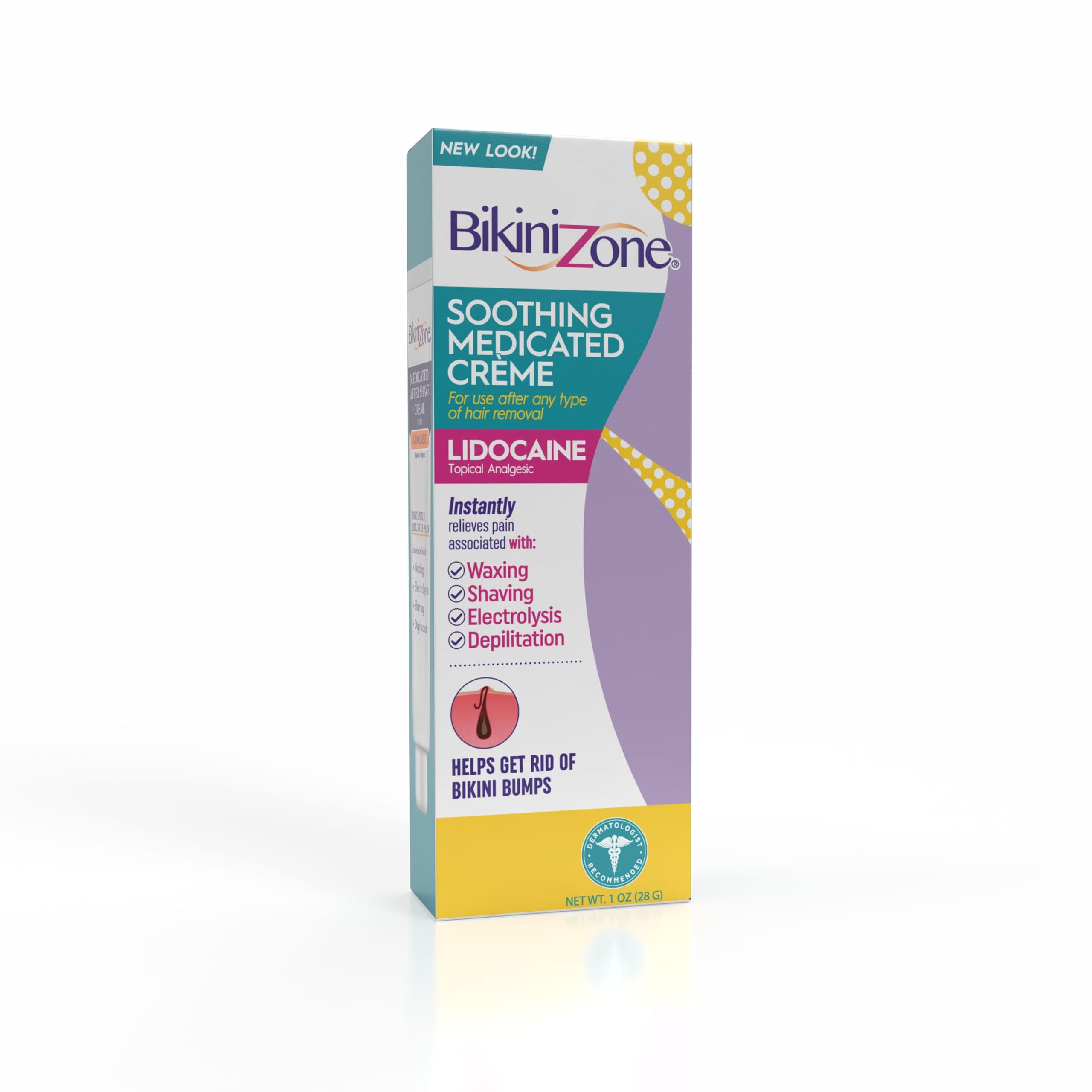 Medicated Creme For Bikini Area, 2 oz.