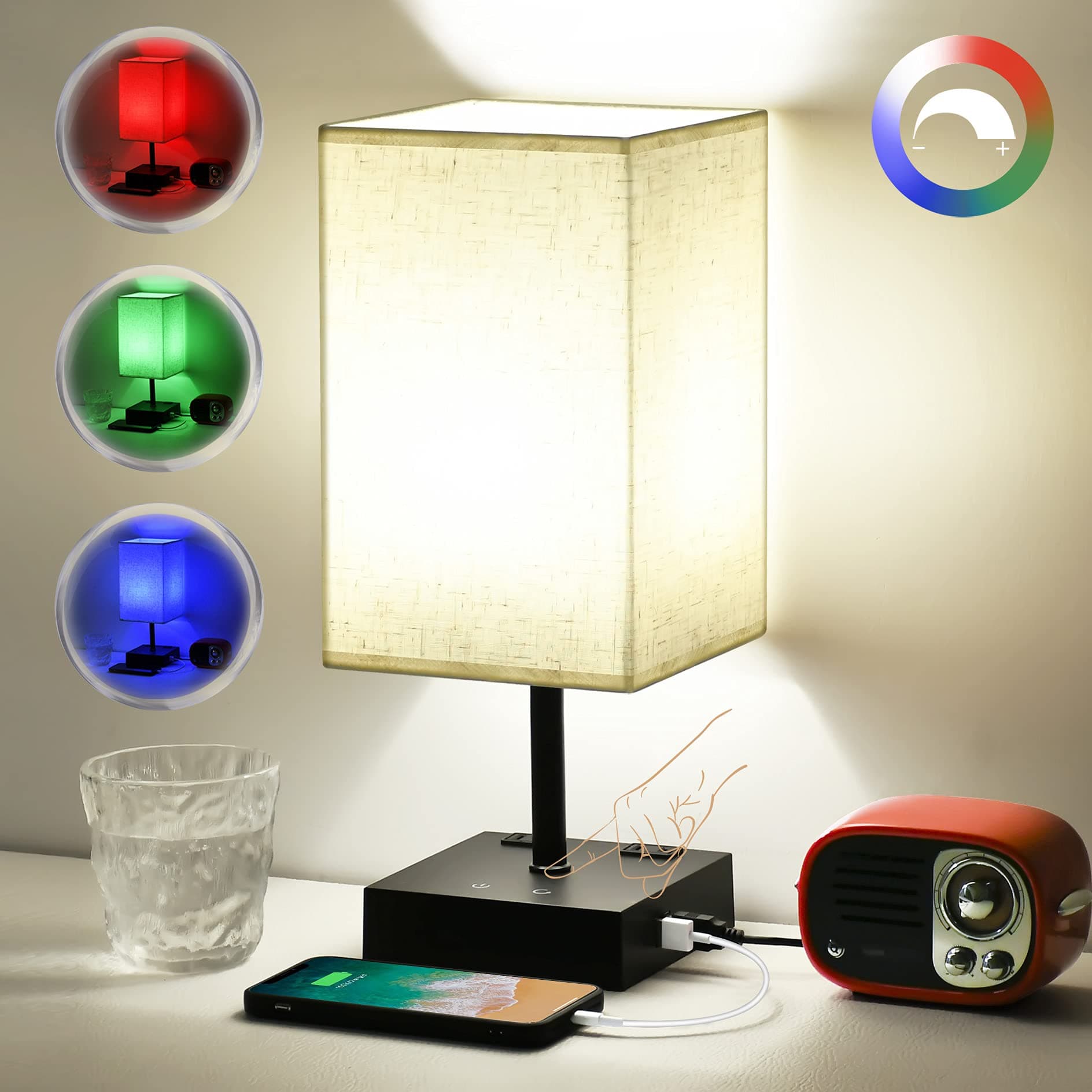 RGBW Touch Lamp for Bedroom
