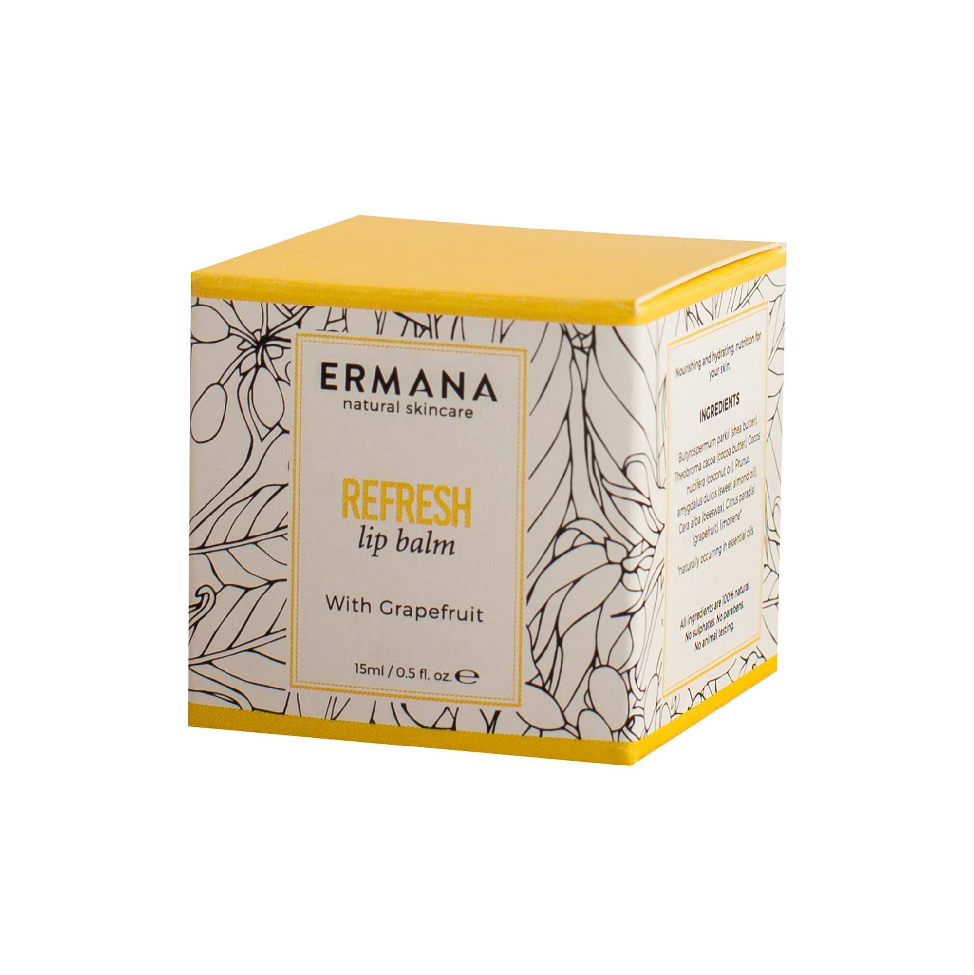 Ermana Natural Skincare Refresh lip balm