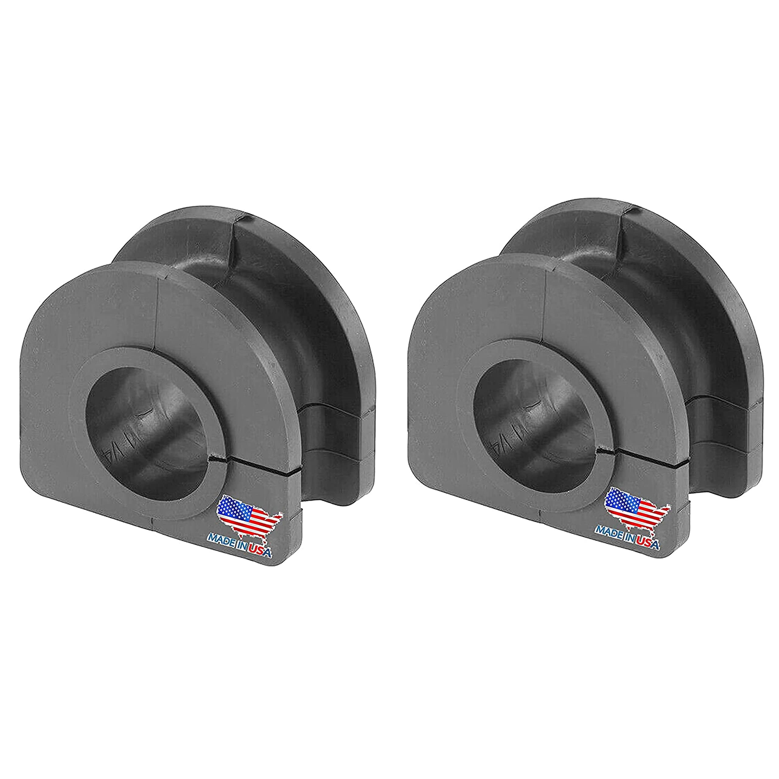 PAIR Front Sway Bar Bushing Kit FITS Escalade, Avalanche, Astro, Suburban, Silverado, Express, Tahoe, Savana, Sierra, Yukon, 1968-2020 K6439 Bushings Designed And Manufactured In USA