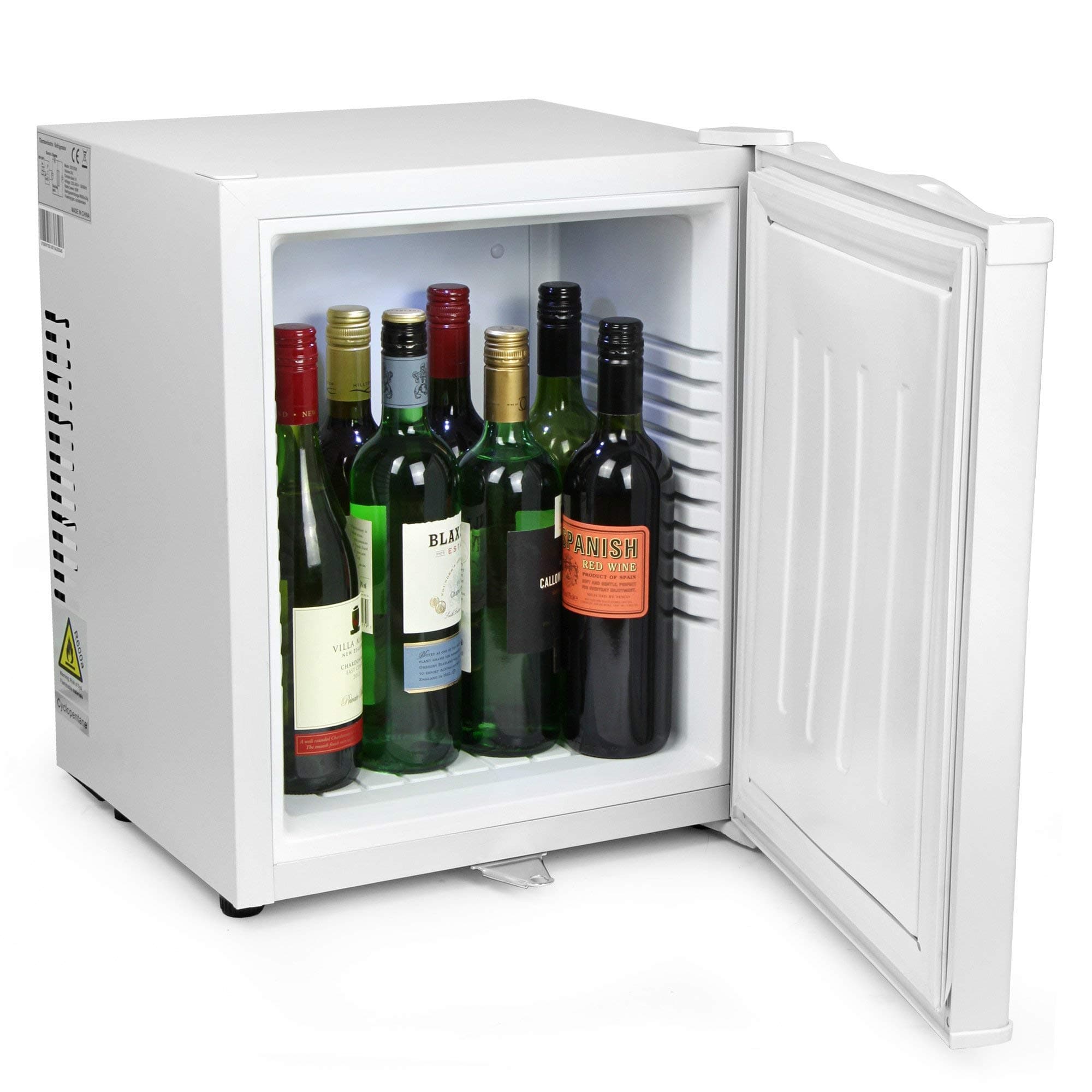 ChillQuiet Silent Mini Fridge 24ltr White