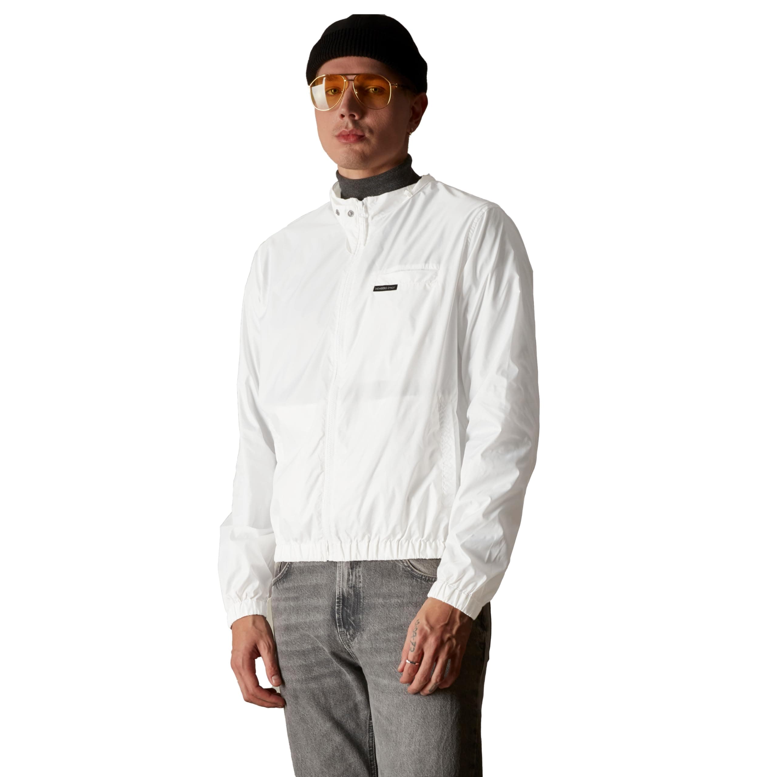 Members Only Men’s Windbreaker Packable Jacket, Waterproof Rain Jacket Men Lightweight for Golf Cycling Fishing Hiking Gear