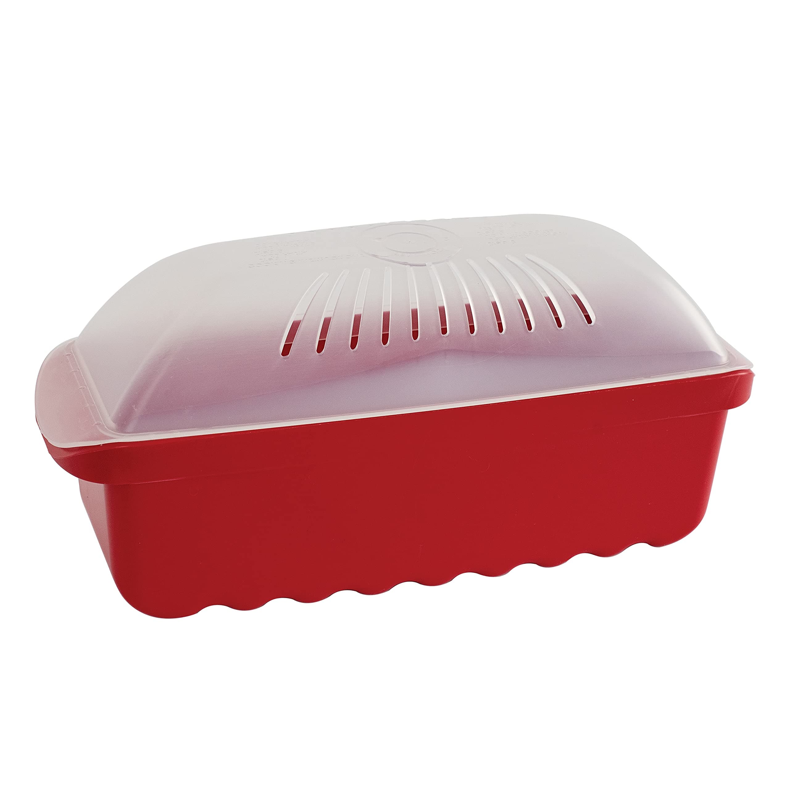 Nordic Ware Microwave Pasta Cooker, 6.4 Cup, Red
