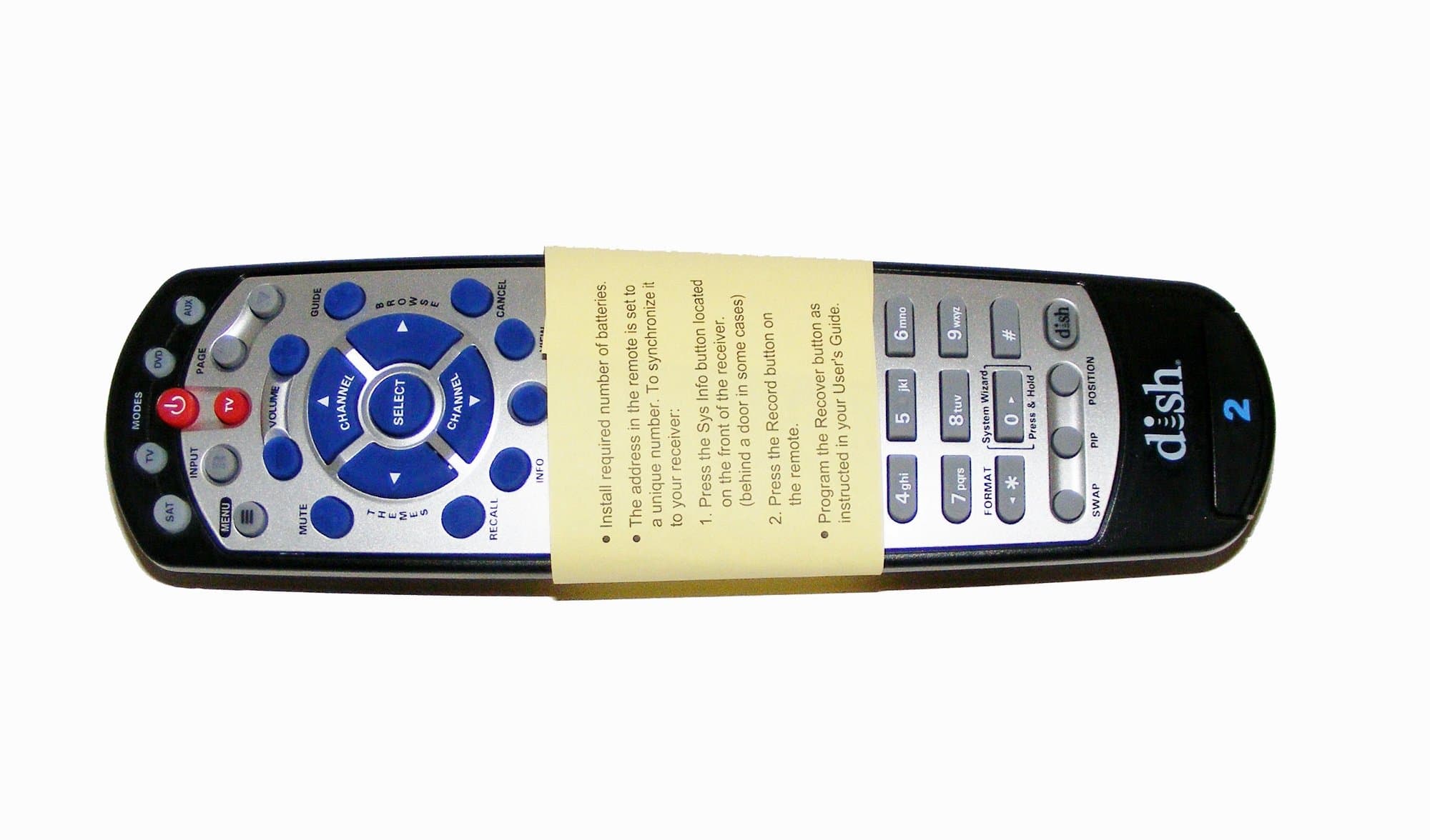 Dish TV Network 21.0 IR/UHF Pro Remote