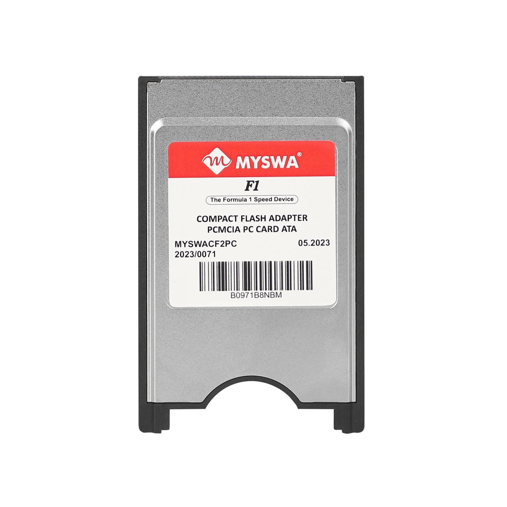 F1 PCMCIA CF2PC Compact Flash Adapter | Converter | Reader (CF) Card 50 pin CF to 68 pin PCMCIA | For CNC Machine, Railways, Airplane, Camera | Works with 128mb, 256mb, 512mb, 1GB, 2GB, 4GB, 8GB