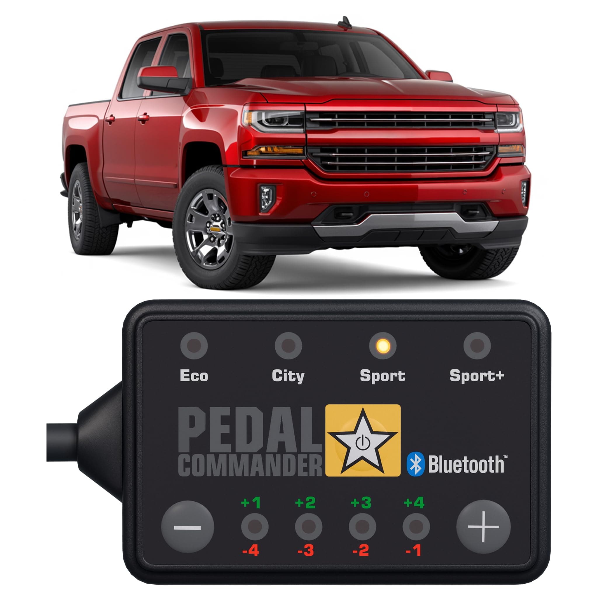 for Chevrolet Silverado 2007-2018 Throttle Response Controller - Anti-Theft, 36 Driving Modes & App Control, Throttle Controller Performance Upgrades, Silverado Accessories