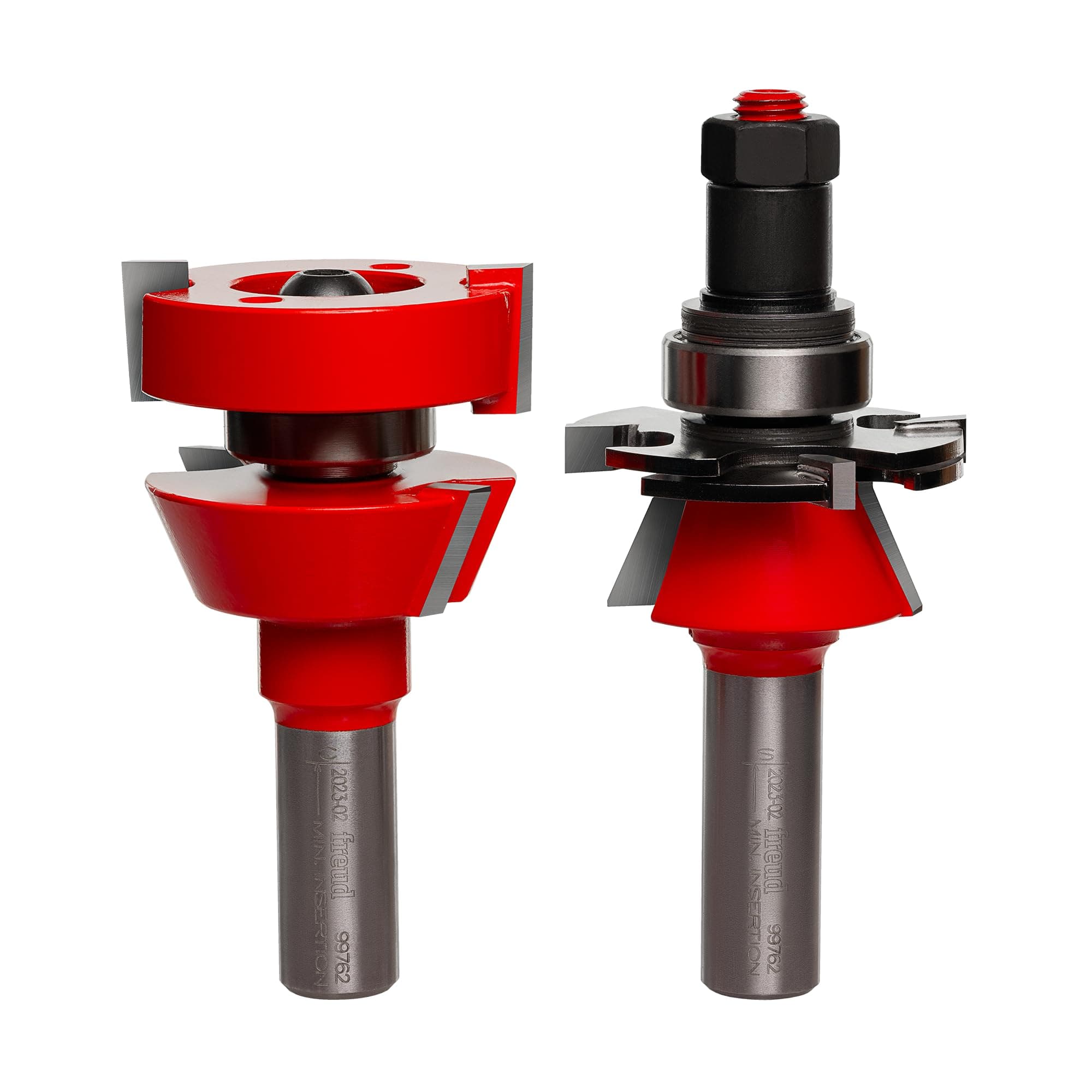 Freud Premier Adjustable Rail & Stile Bit - Ideal for Doors, Windows, Veneered Plywood, Hardwoods & Softwoods - 1-11/16" Diameter, 1/2" Shank - 99-762