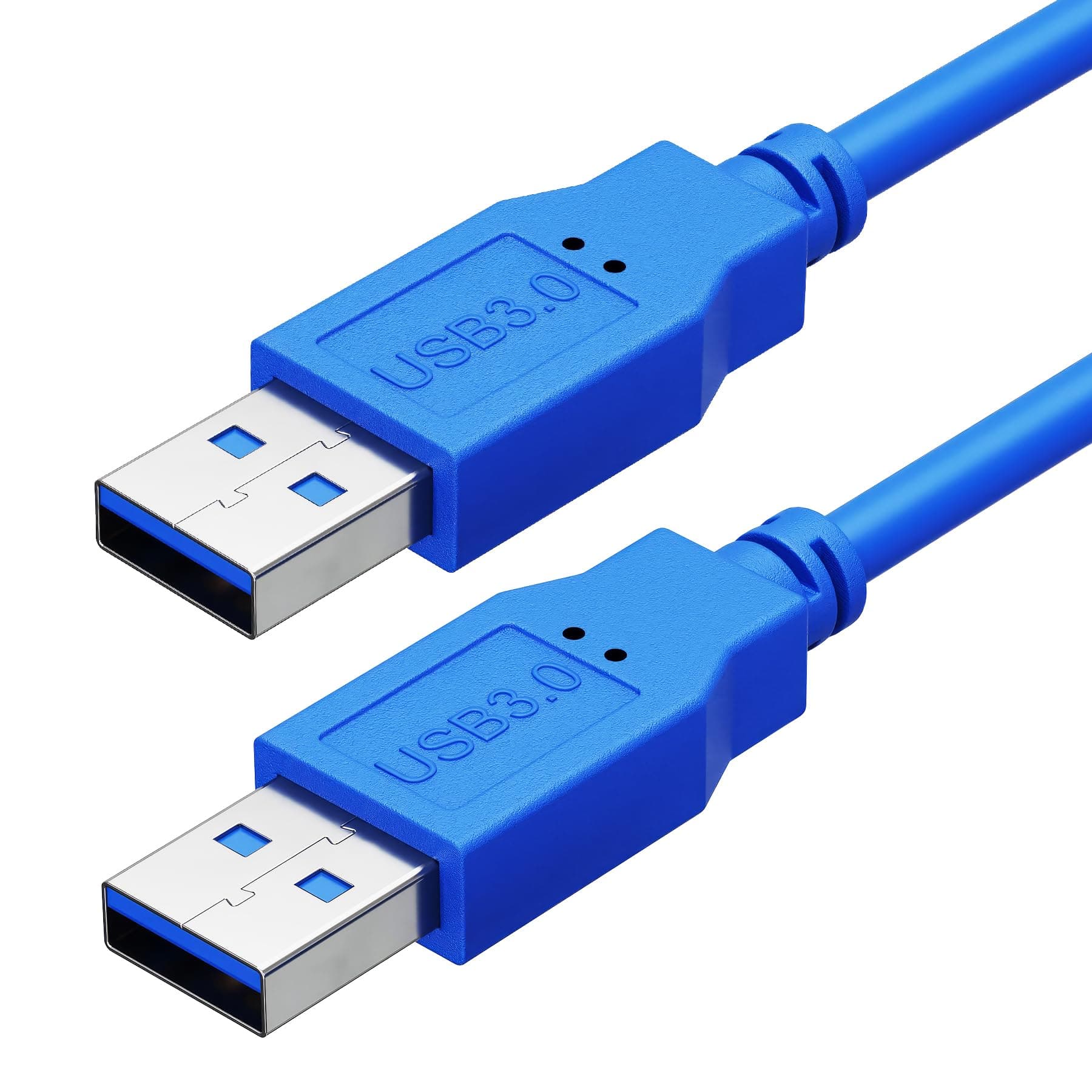 ULTRICS USB Cable 1M, USB 3.0 A to A Data Cable, 5Gbps High Speed Data Transfer Type A to Type A Cable, Male to Male Extender Cable Compatible with External Hard Drive Laptop Cooling Pad Printer