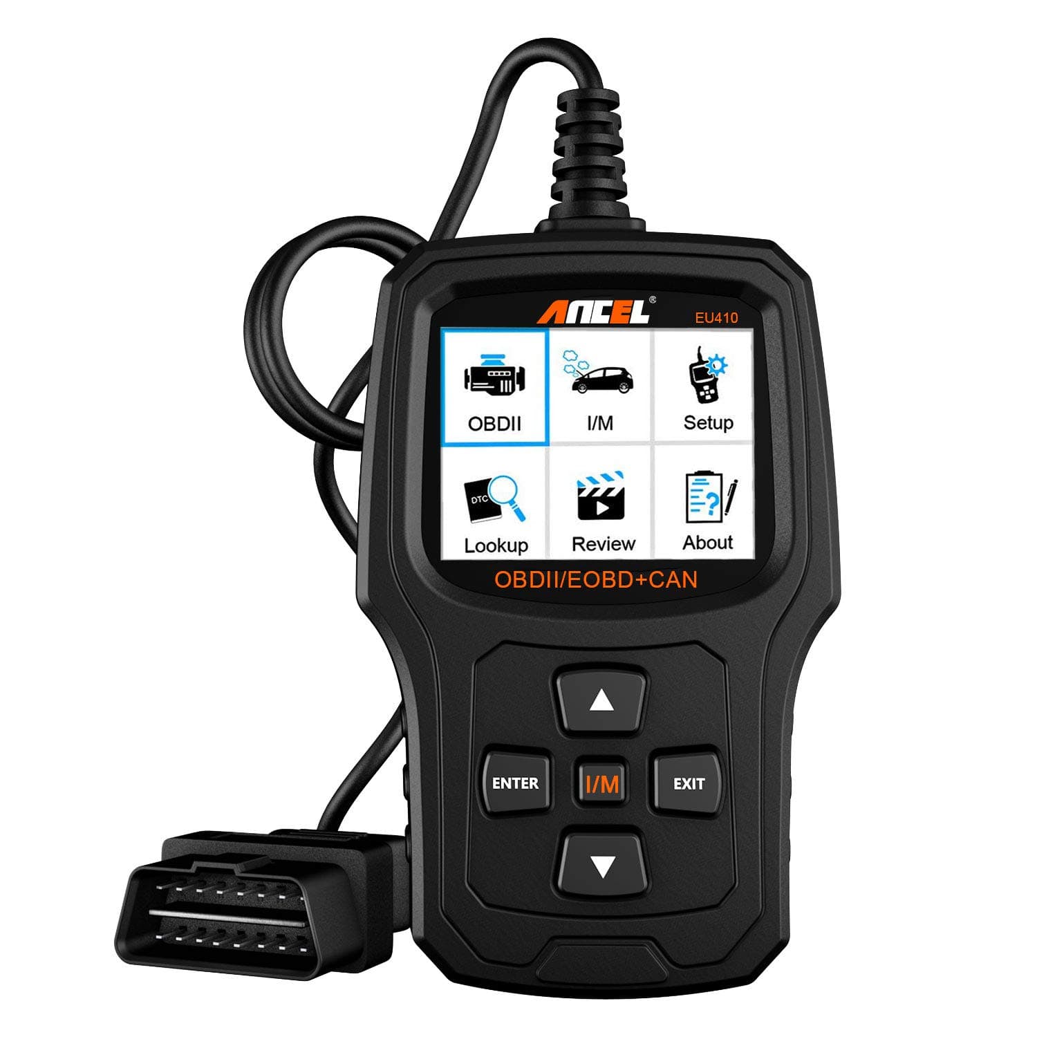 ANCEL EU410 Enhanced OBD II Vehicle 12V Code Reader Automotive OBD2 Scanner Auto Check Engine Light Scan Tool