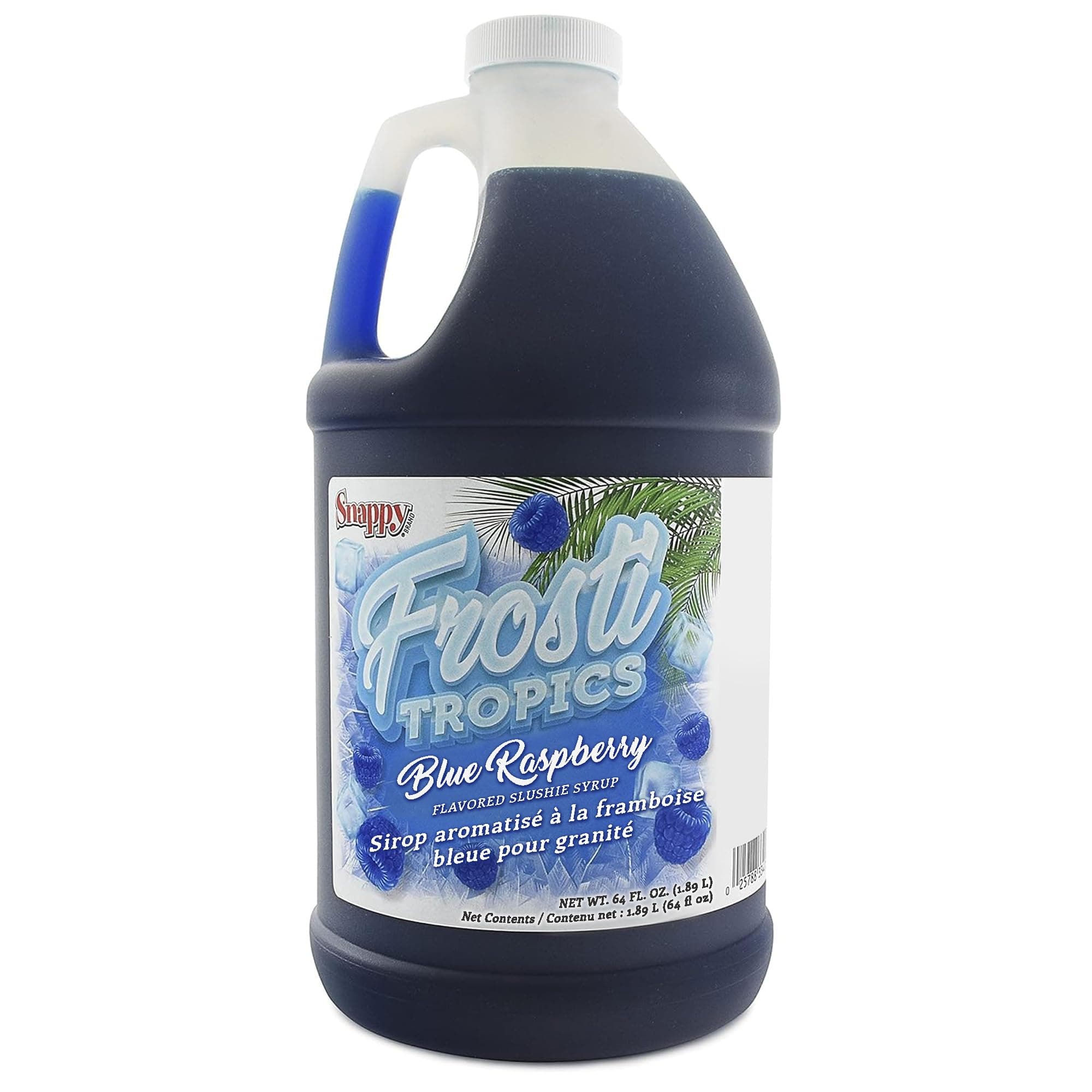 Frosti Tropics Blue Raspberry Slushy Mix, Slushie Syrups for Machine, Granita Slushy Syrup, Kid Slushie Machine Mix, Slushy Mix for Frozen Drink Machine, 1/2 Gallon