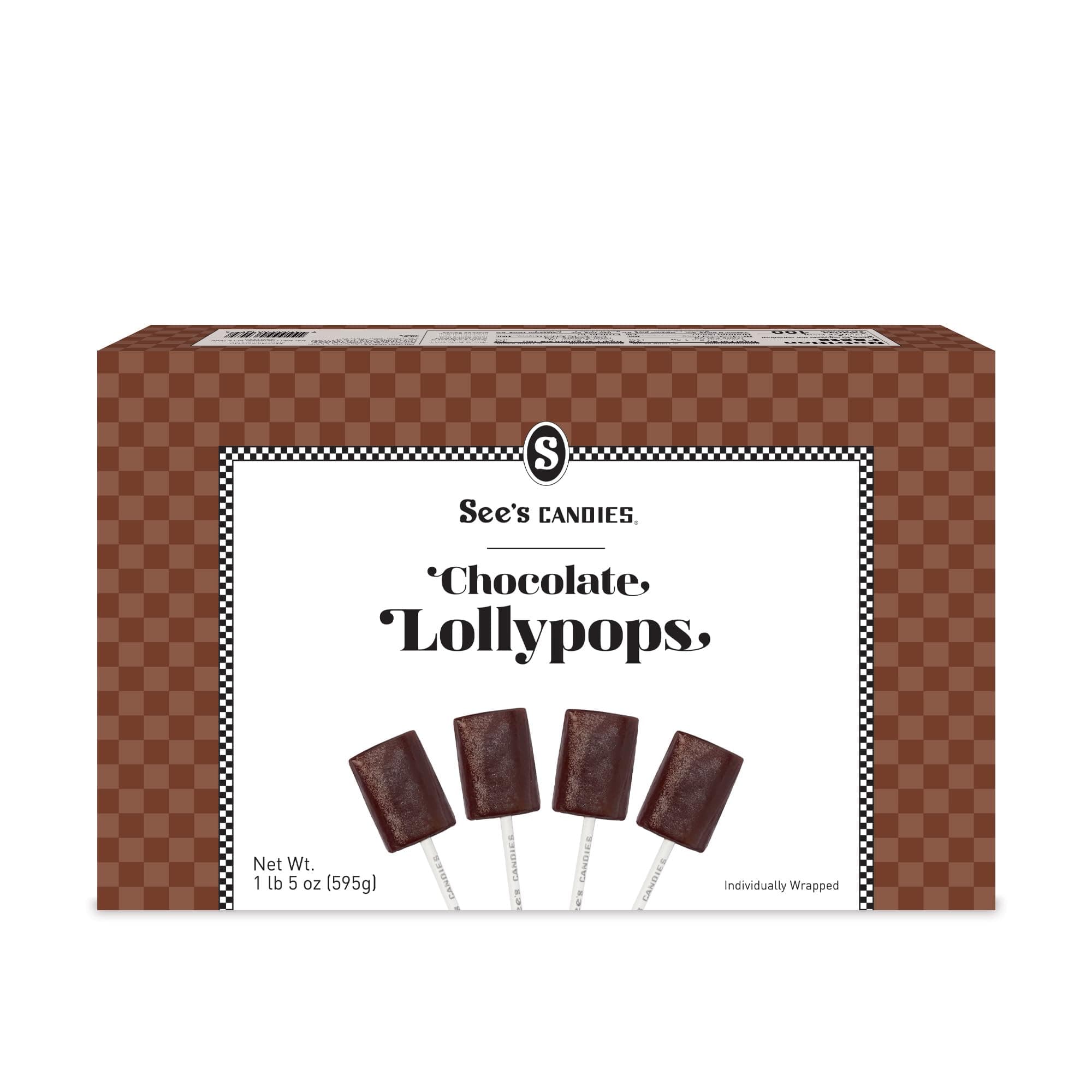 1 Lb. 5 Oz. Chocolate Lollypops