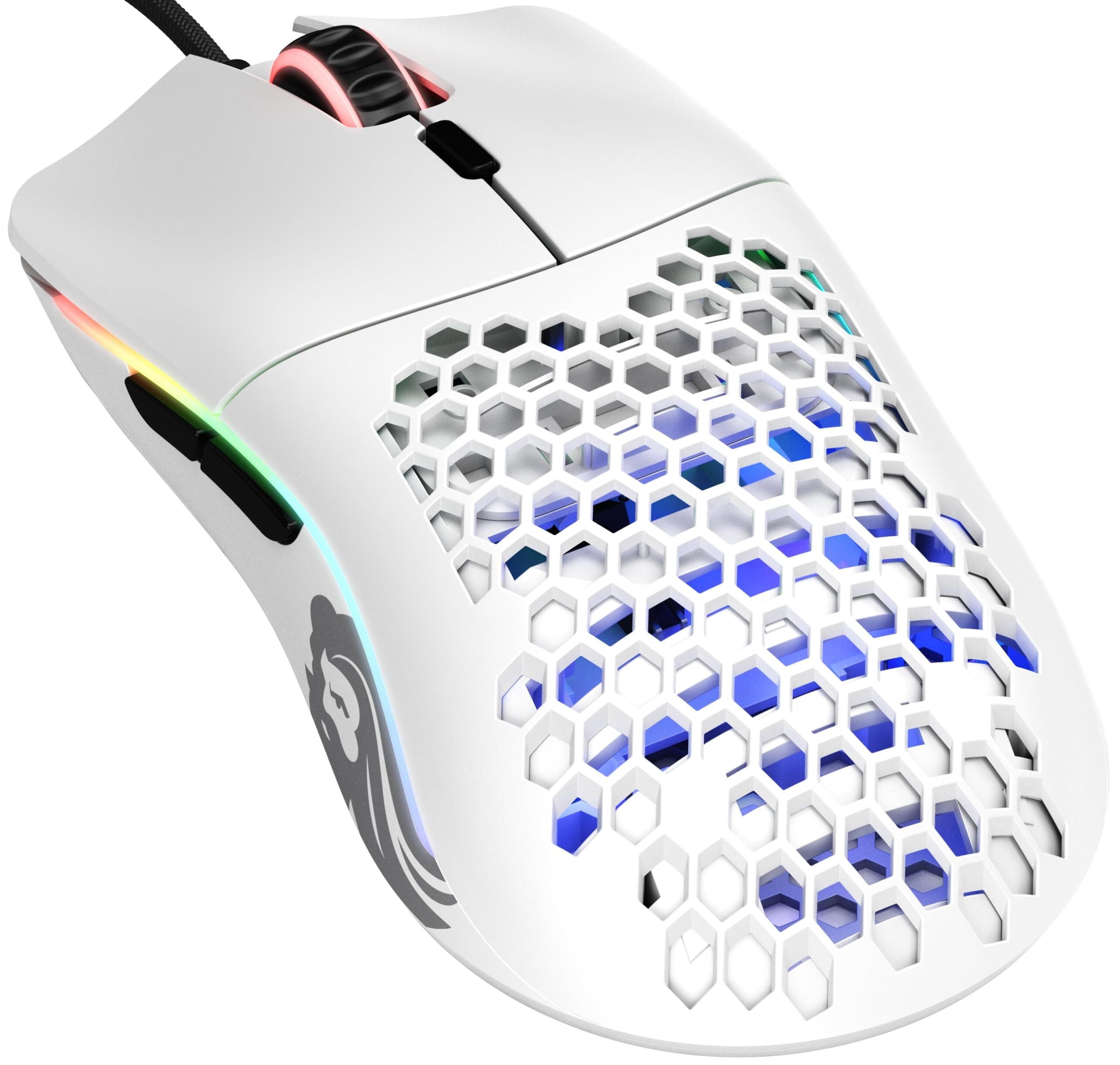 Glorious Model O Gaming Mouse White RGB 6 Programmable Buttons USB Wired Lightweight Mouse Domestic Genuine Product (67g)