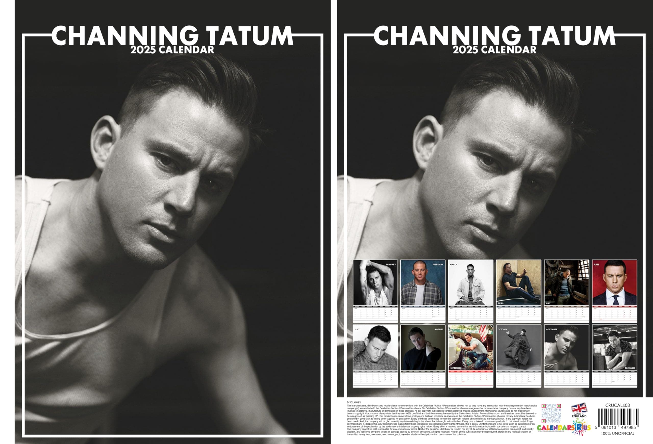 Channing Tatum Calendar 2025