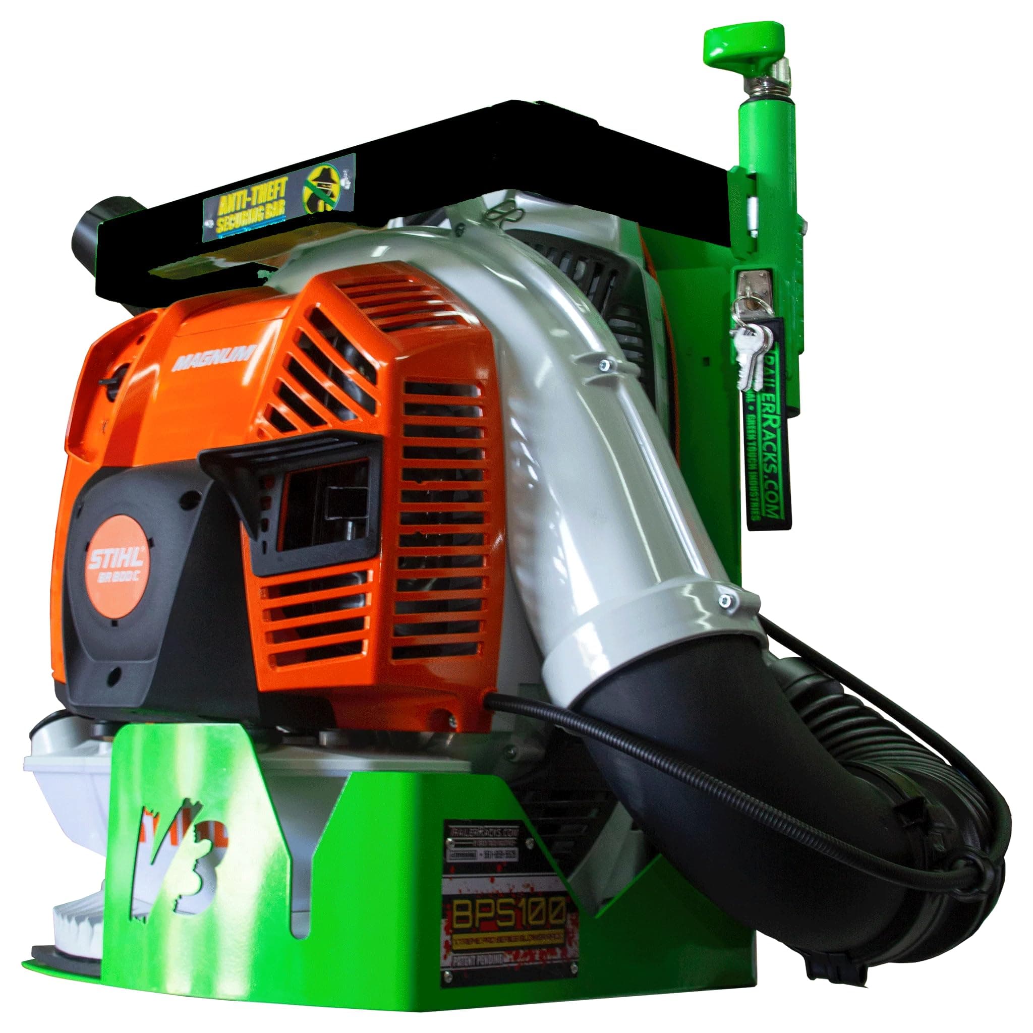 Green Touch Industries Xtreme Pro Series Backpack Blower Rack Version 3 (Item#: BPS100)