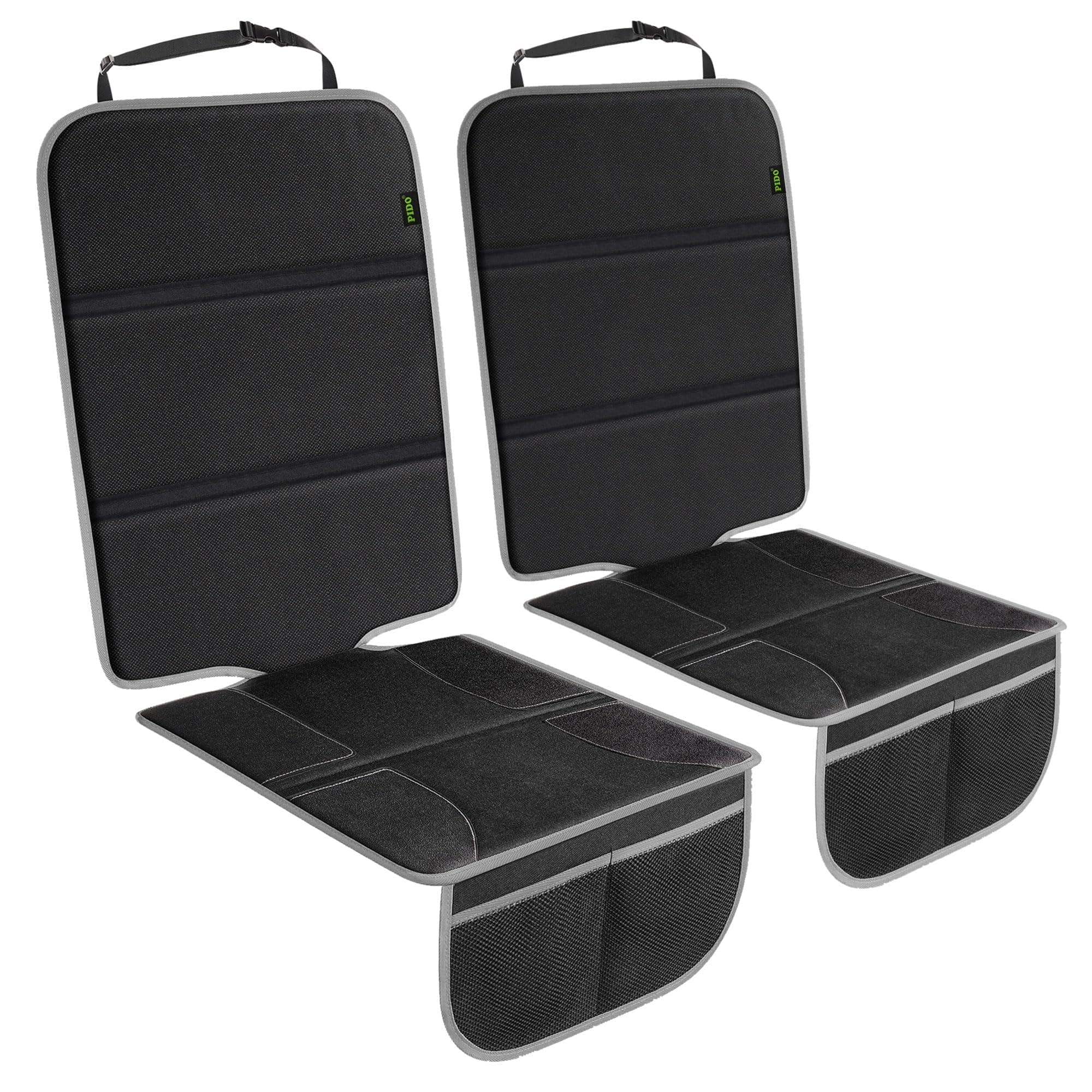 Car Seat Protectors(grey stitching)