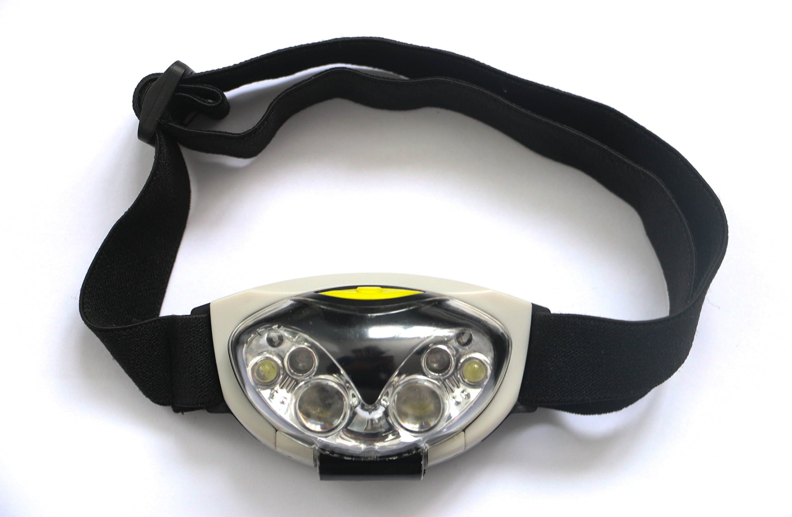 Headlamp by Nootka Active|Water Resistant Head Flashlight|3 Settings Head Light|Compact Headband for Sports, Hiking, Camping, Hunting, Backpacking & Emergencies|Batteries Included