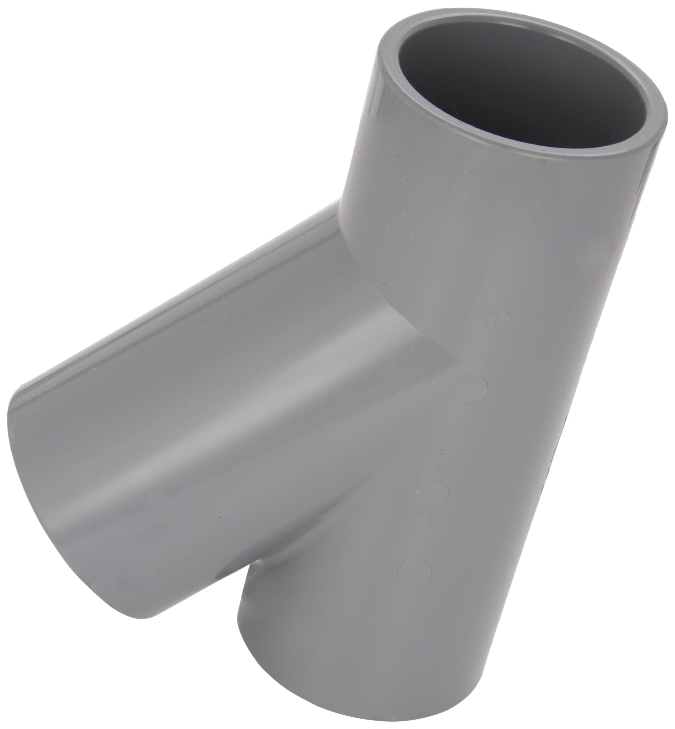GF Piping Systems CPVC Pipe Fitting, Wye, Schedule 80, Gray, 3" Slip Socket