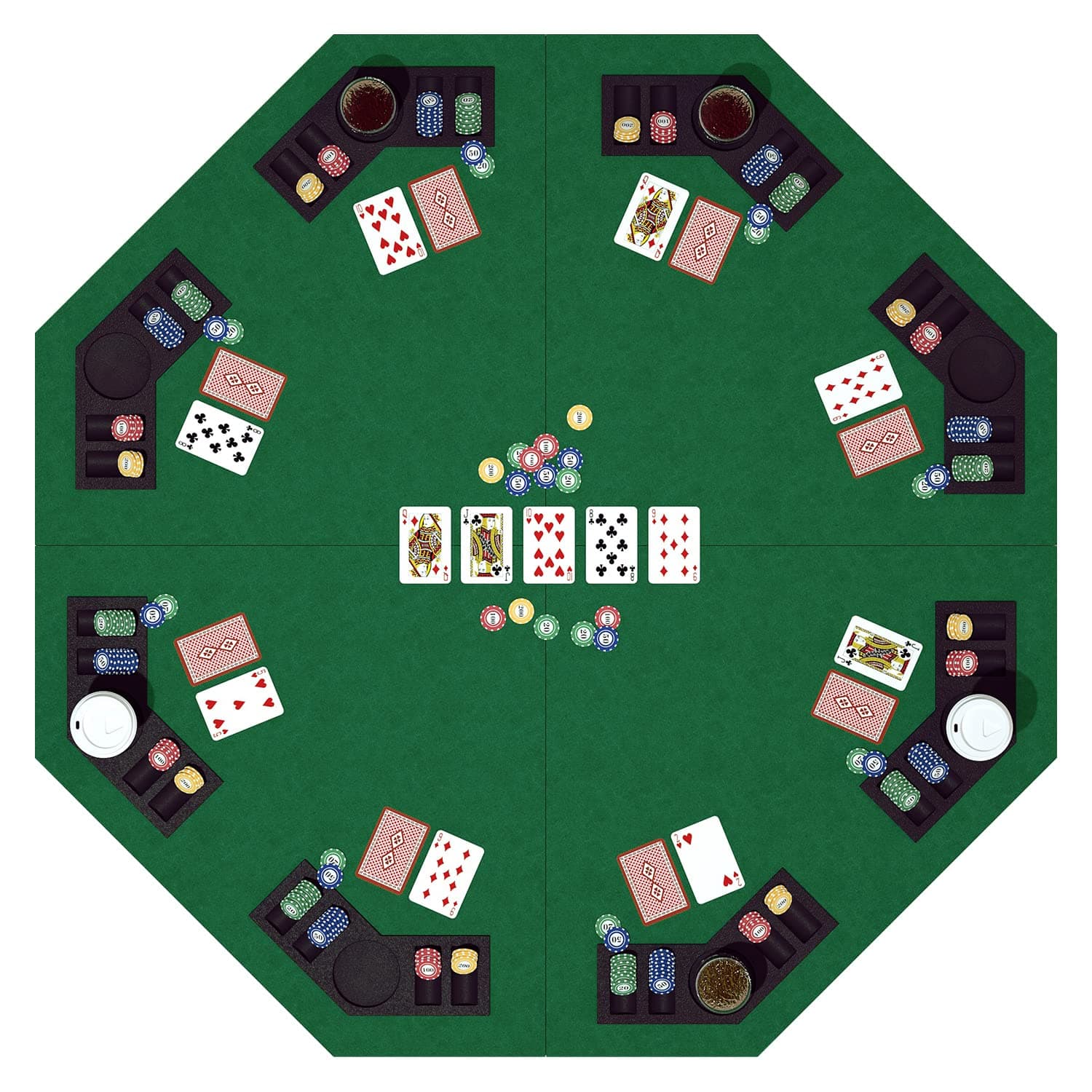 48 Inch Octagon Poker Table