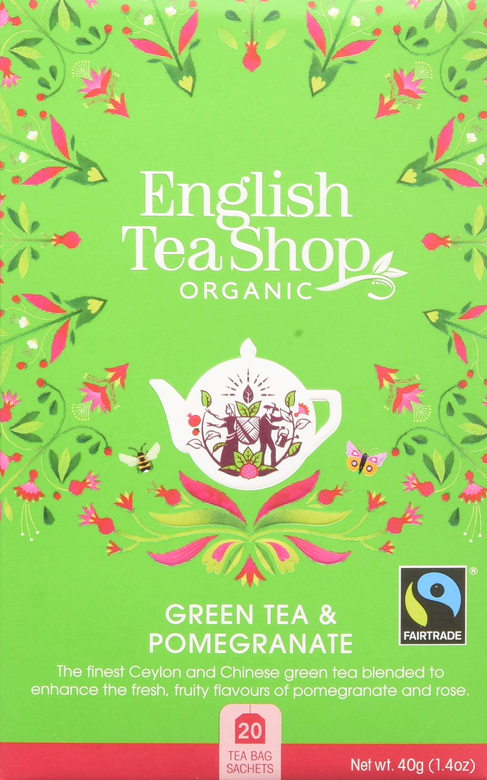 English Tea Shop - Green Tea & Pomegranate