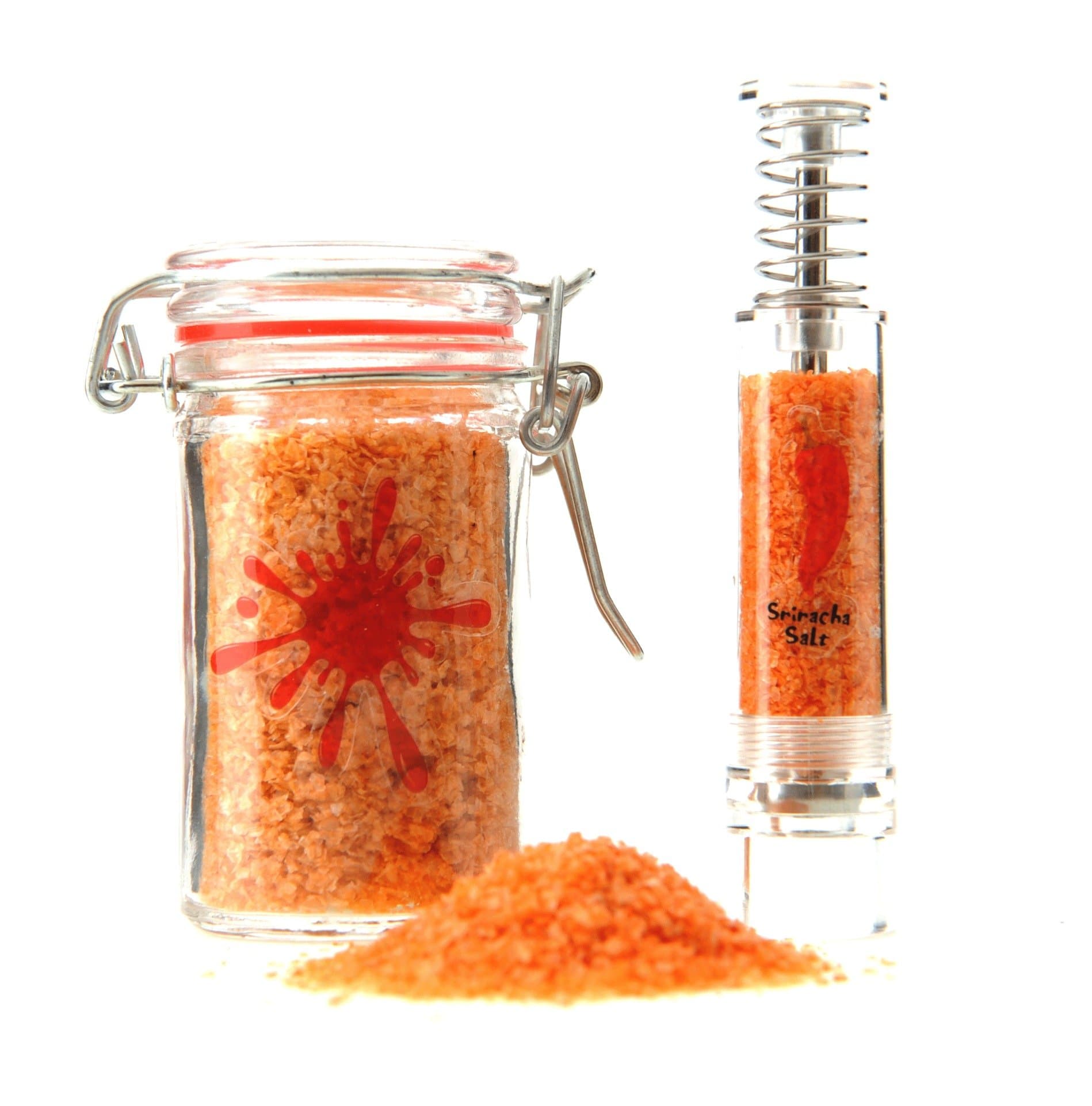 Sriracha Salt and Grinder Set