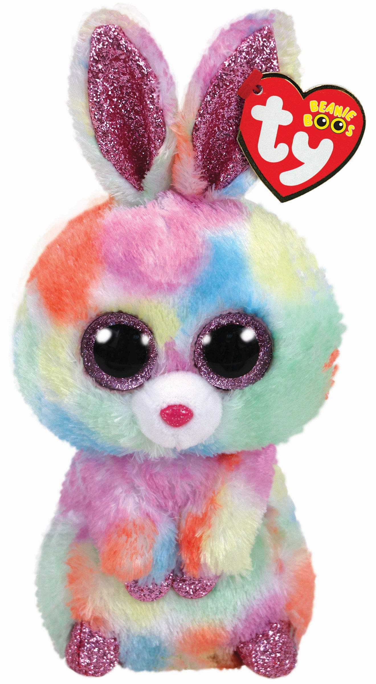 TY Plush Bloomy Multi-Colored Rabbit 15cm 1607-37276