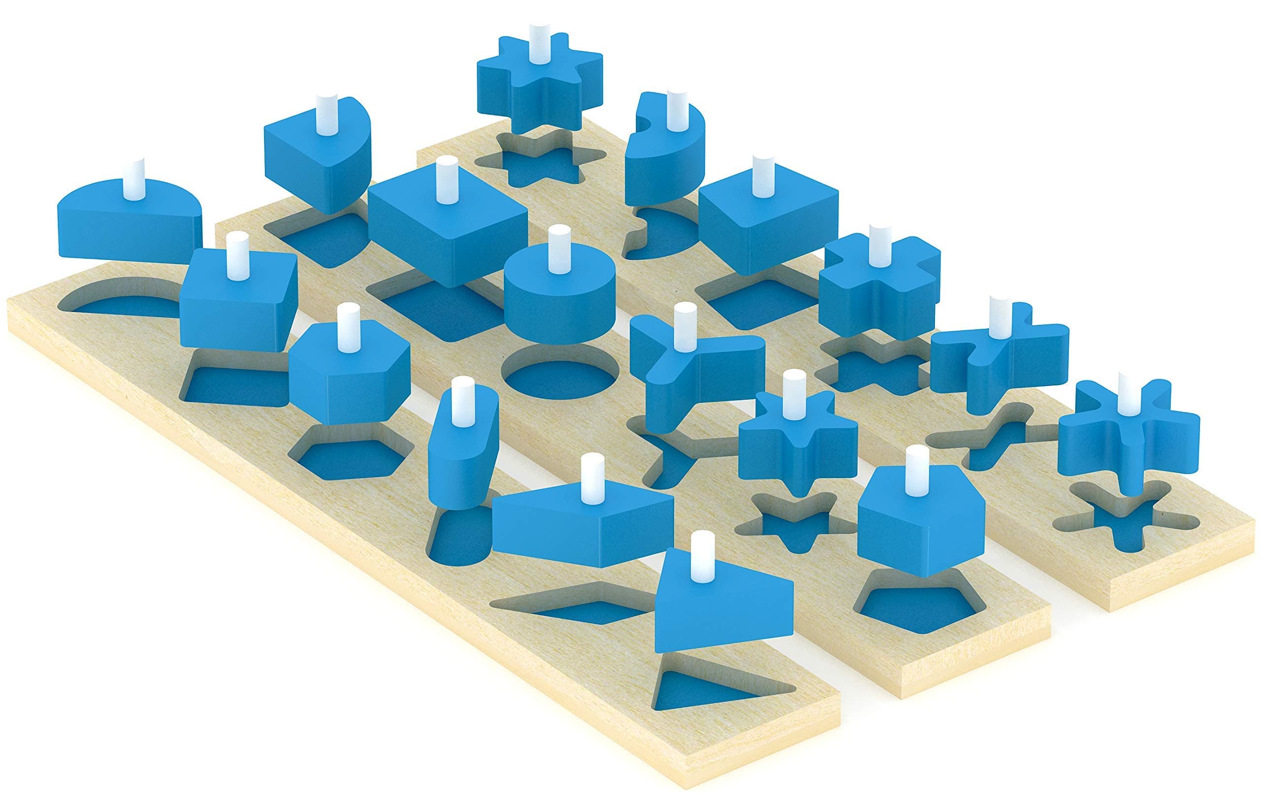 A Shape Stick Puzzle for Both The Young and Old