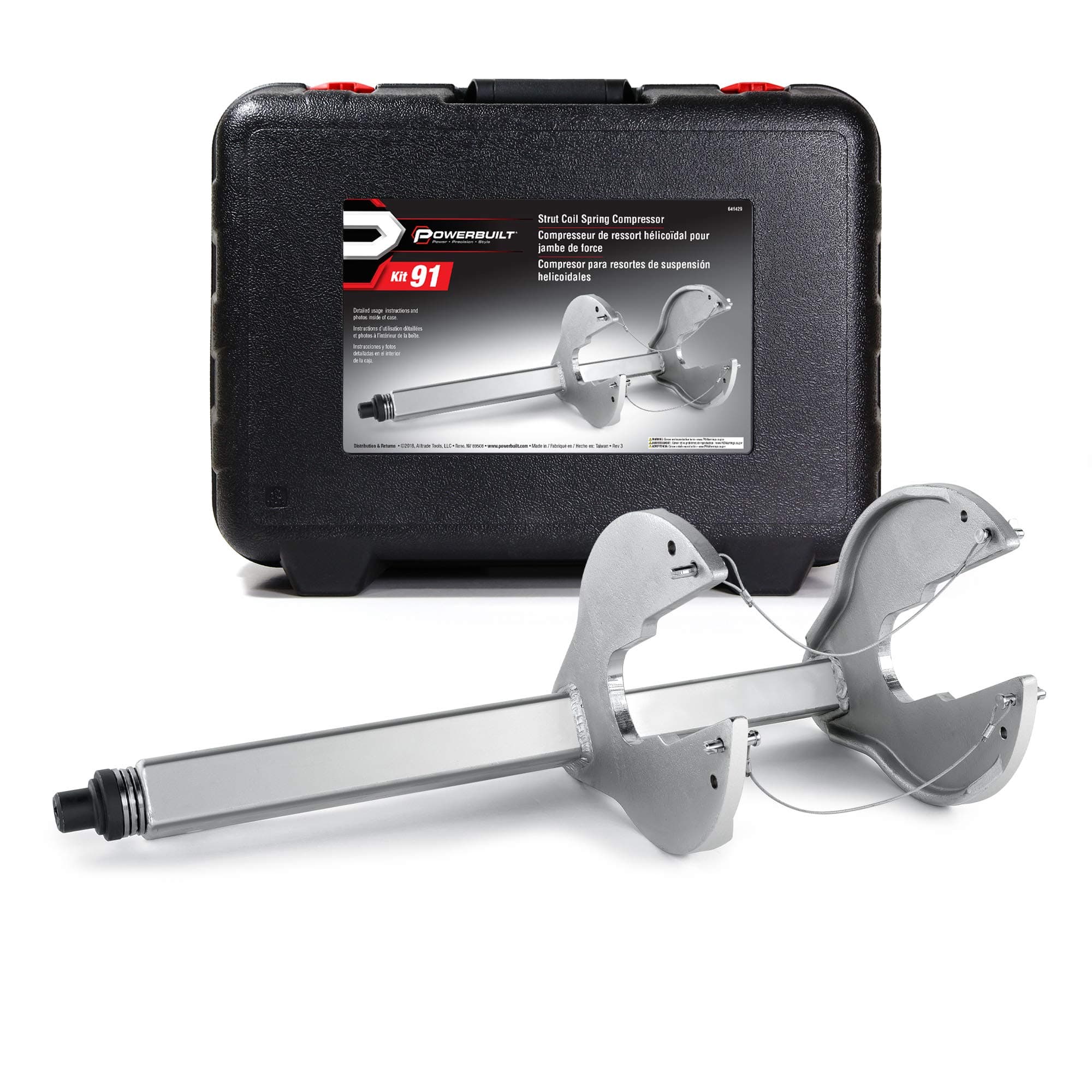 Powerbuilt Strut Tool and Strut Coil Compressor Kit - 641429