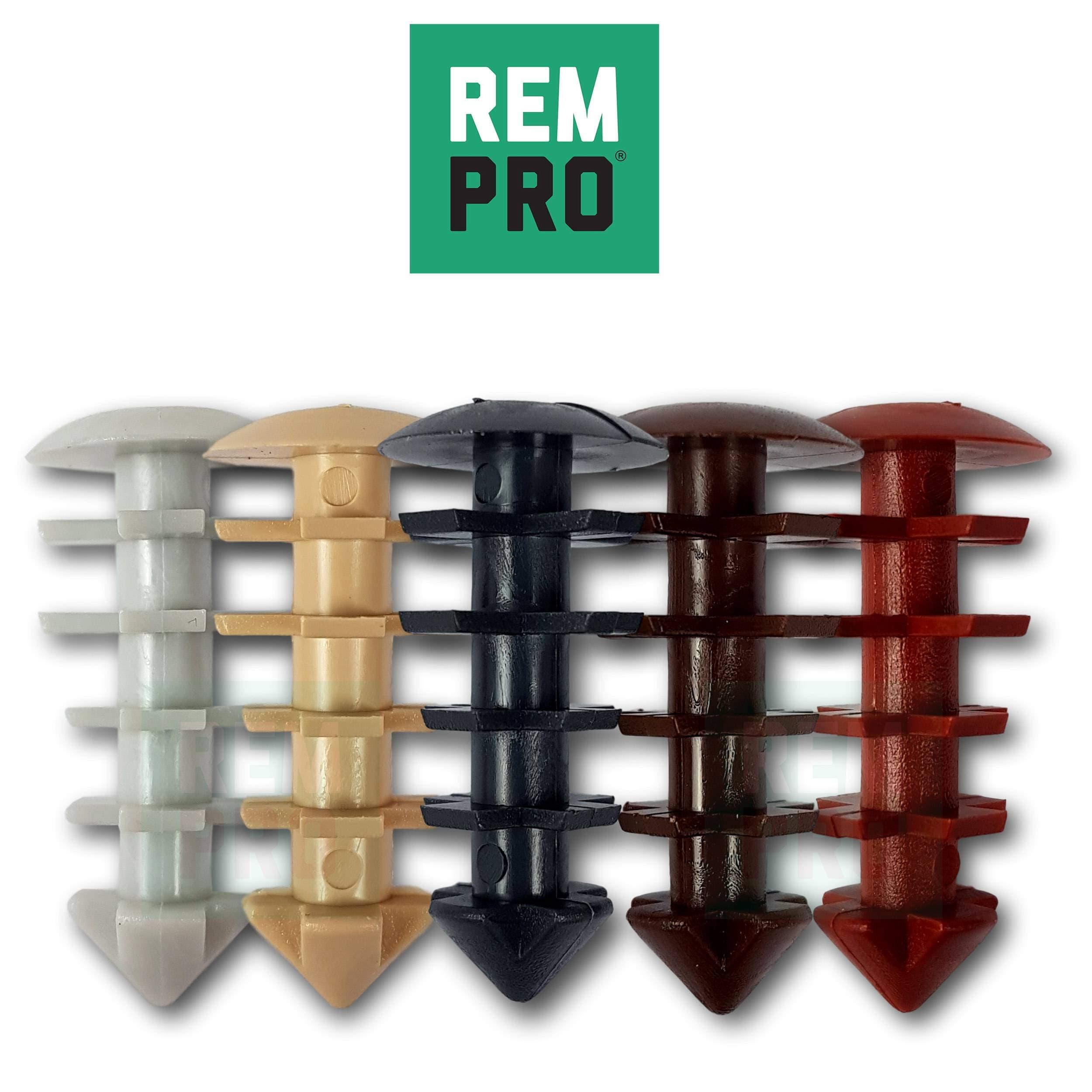 Rempro 200 x Dark Grey DPC Damp Proofing Injection Wall Plugs