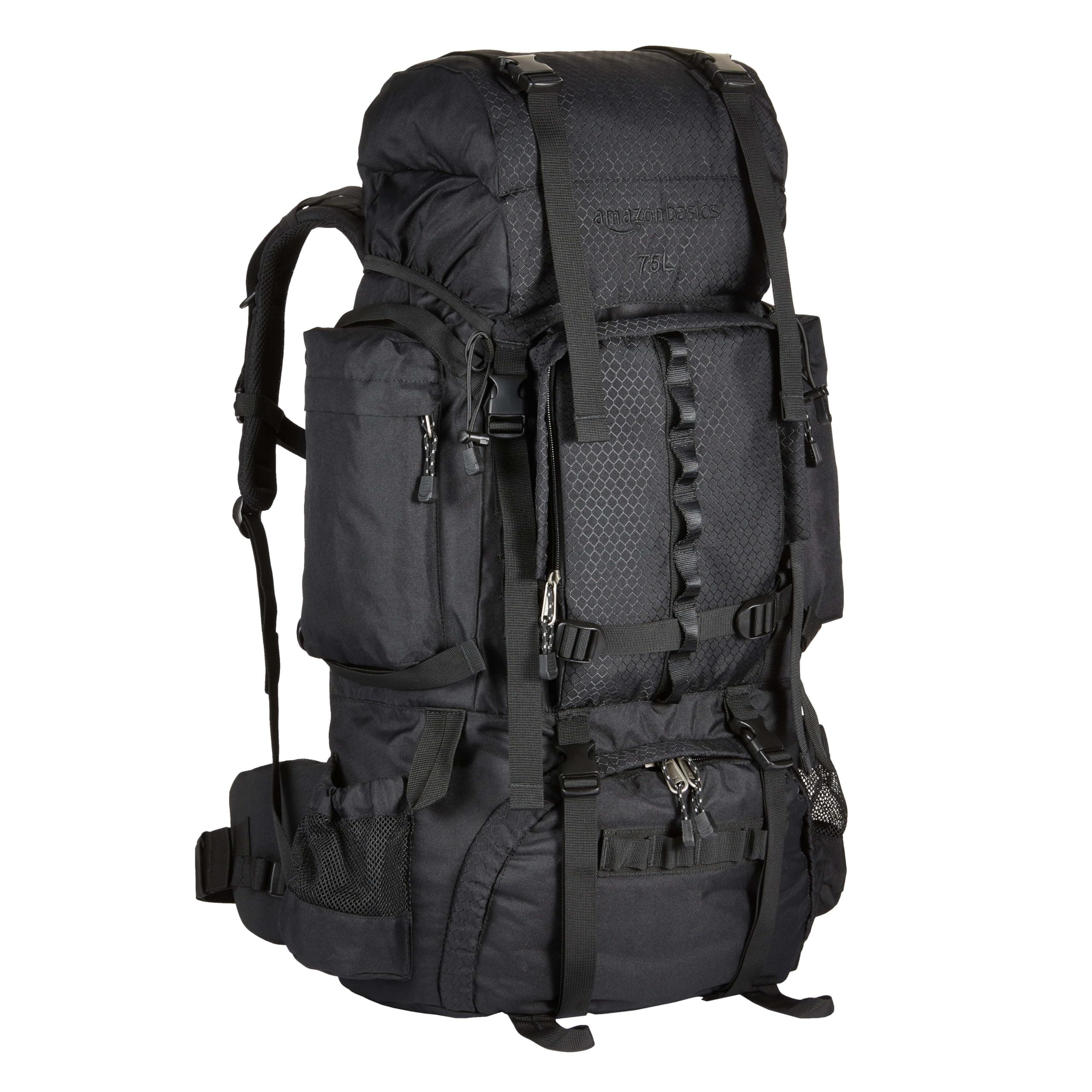 Amazon Basics Internal Frame Hiking Backpack with Rainfly