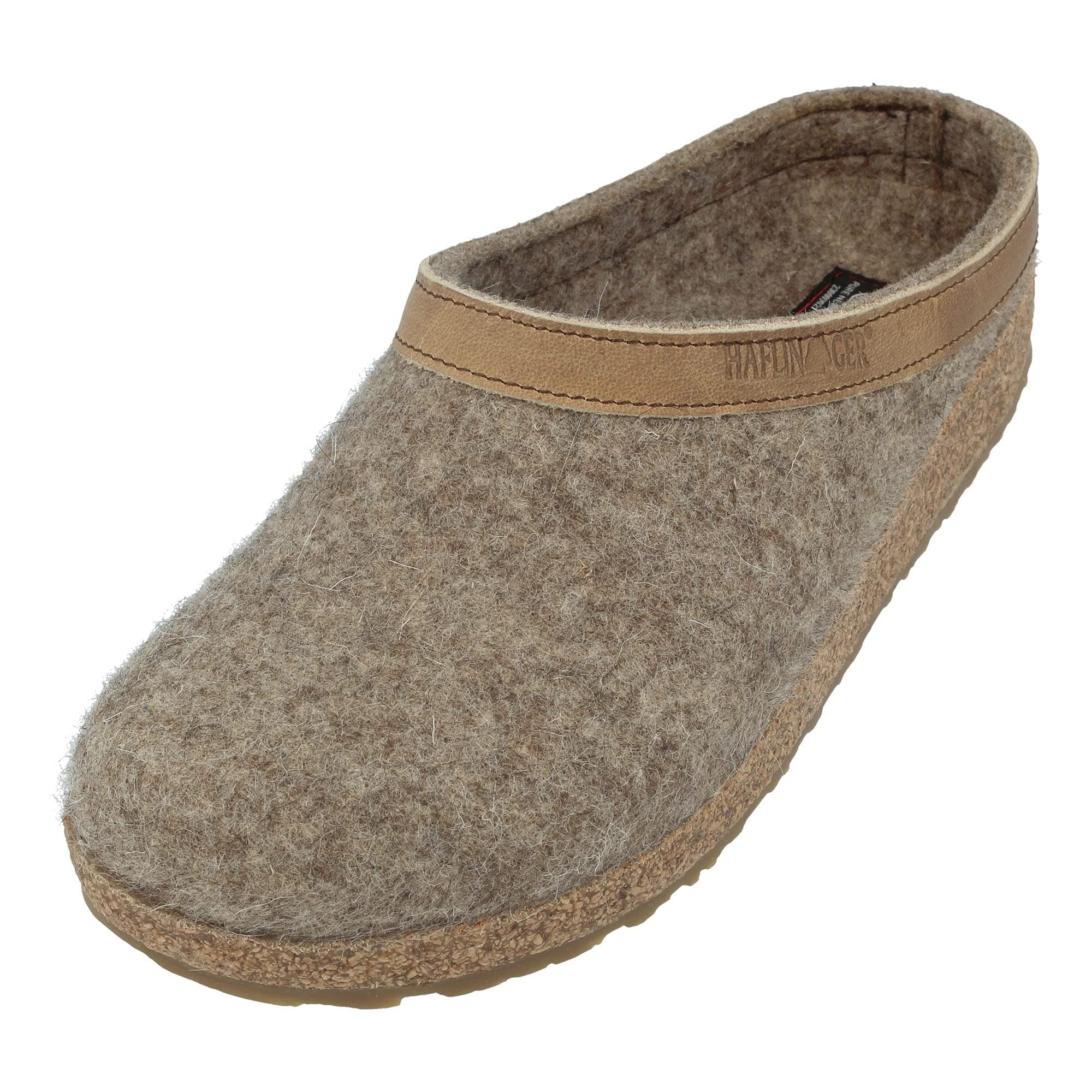 HAFLINGERUnisex's Wool felt Open Back Slippers