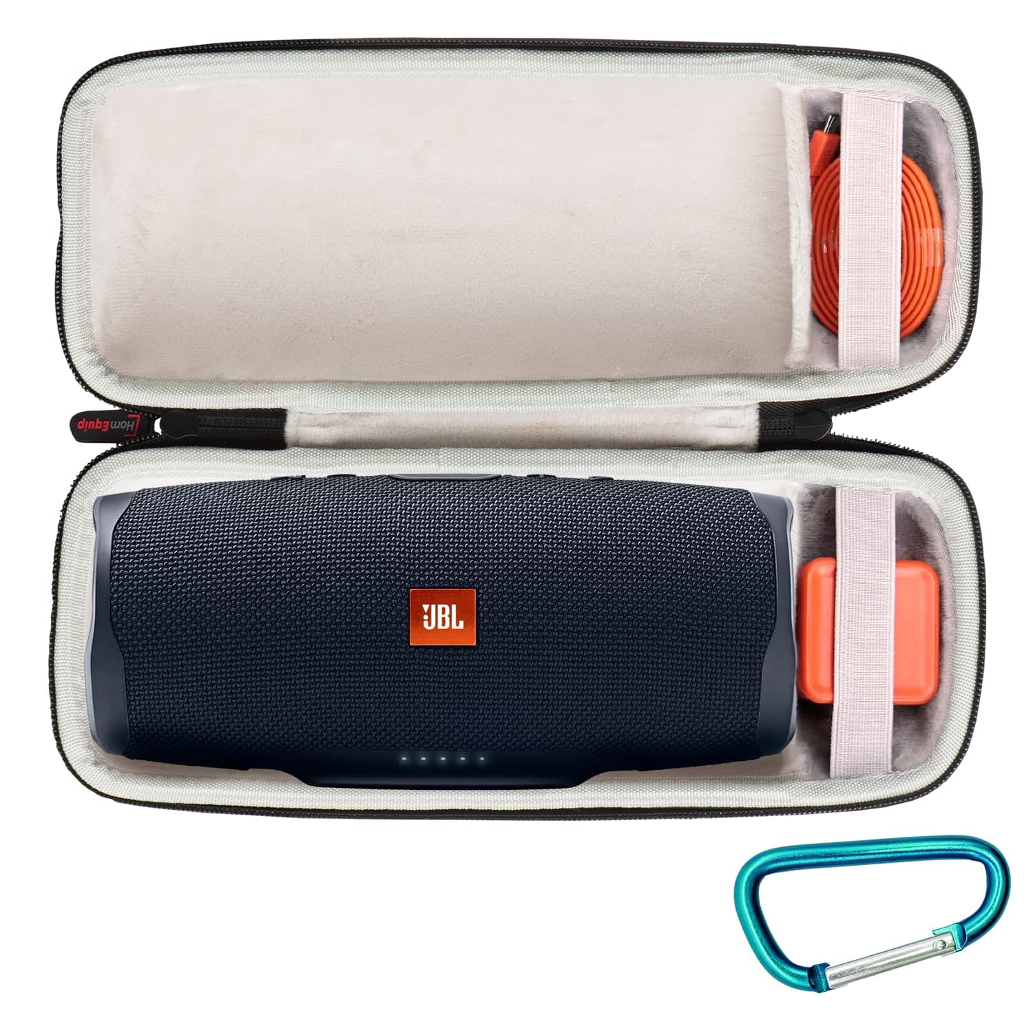 HOMEQUIPHard Shell Case for JBL Charge 4 / Charge 5 Wireless Waterproof Portable Speaker
