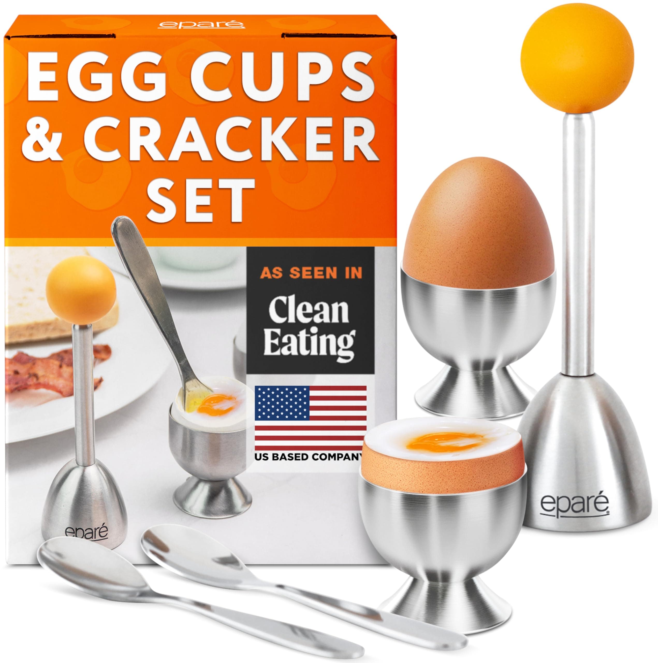 Eparé Egg Cracker Topper Set