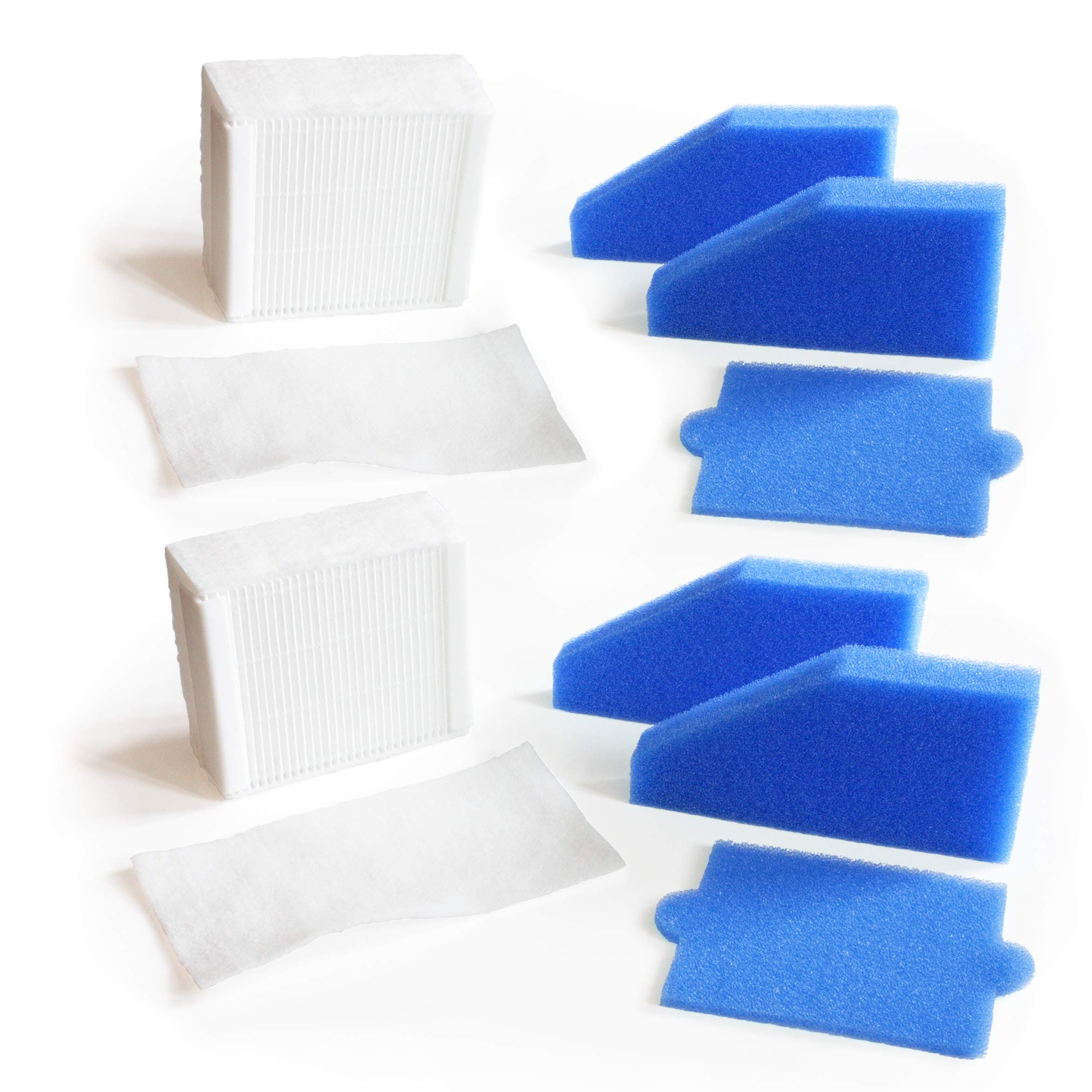 2 x Filter Set Complete for Thomas Aqua+ Vacuum Cleaners | Pet & Family + Allergy & Family + Multi Clean X8 Parquet + Multi Clean X10 Parquet + Anti Allergy + Multi Clean X7 | Like Filter