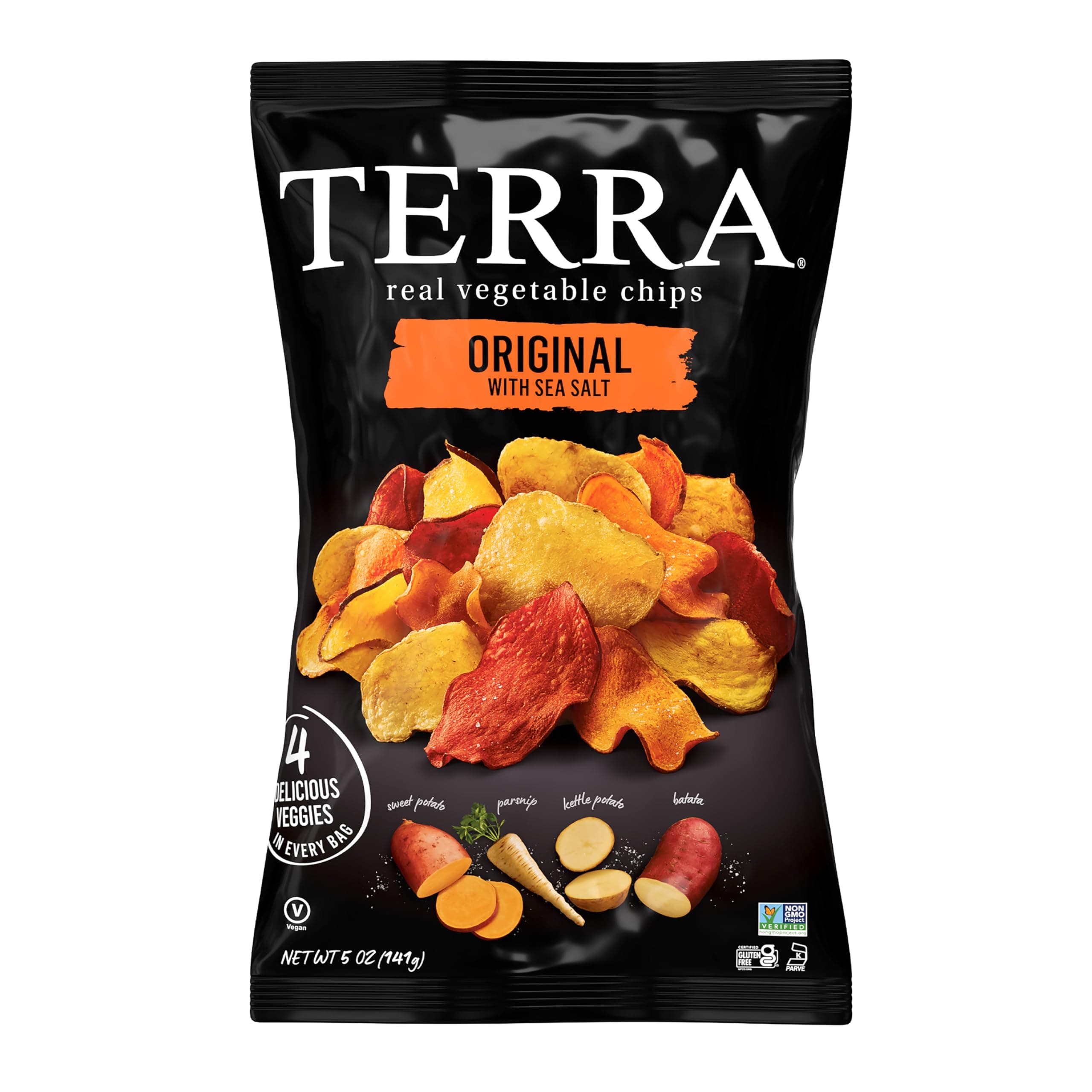 Vegetable Chips, Original Vegetable Chips with Sea Salt, 5 oz