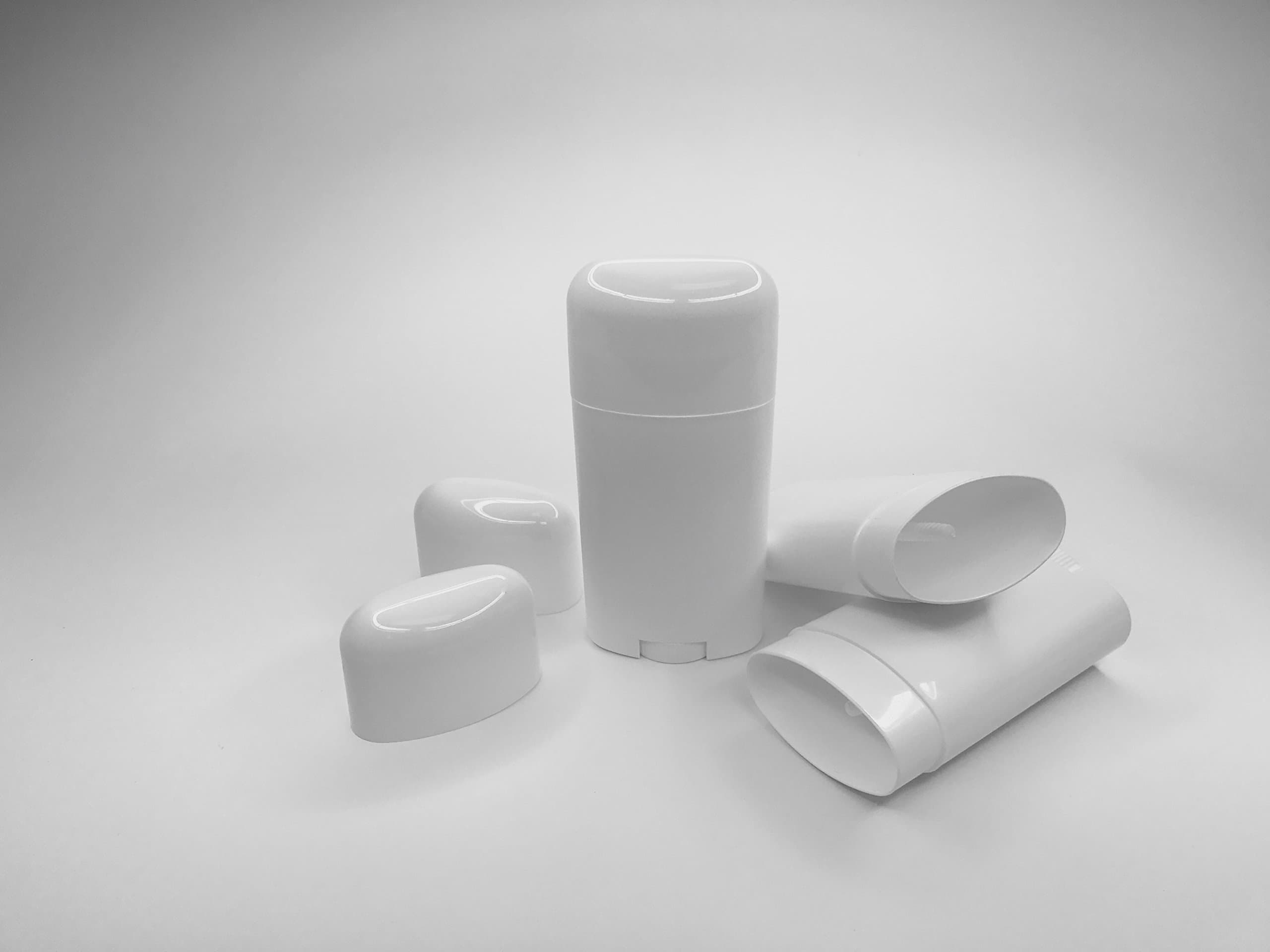 25 White Deodorant Containers White 2.65 oz- Make Your Own DIY Deodorant