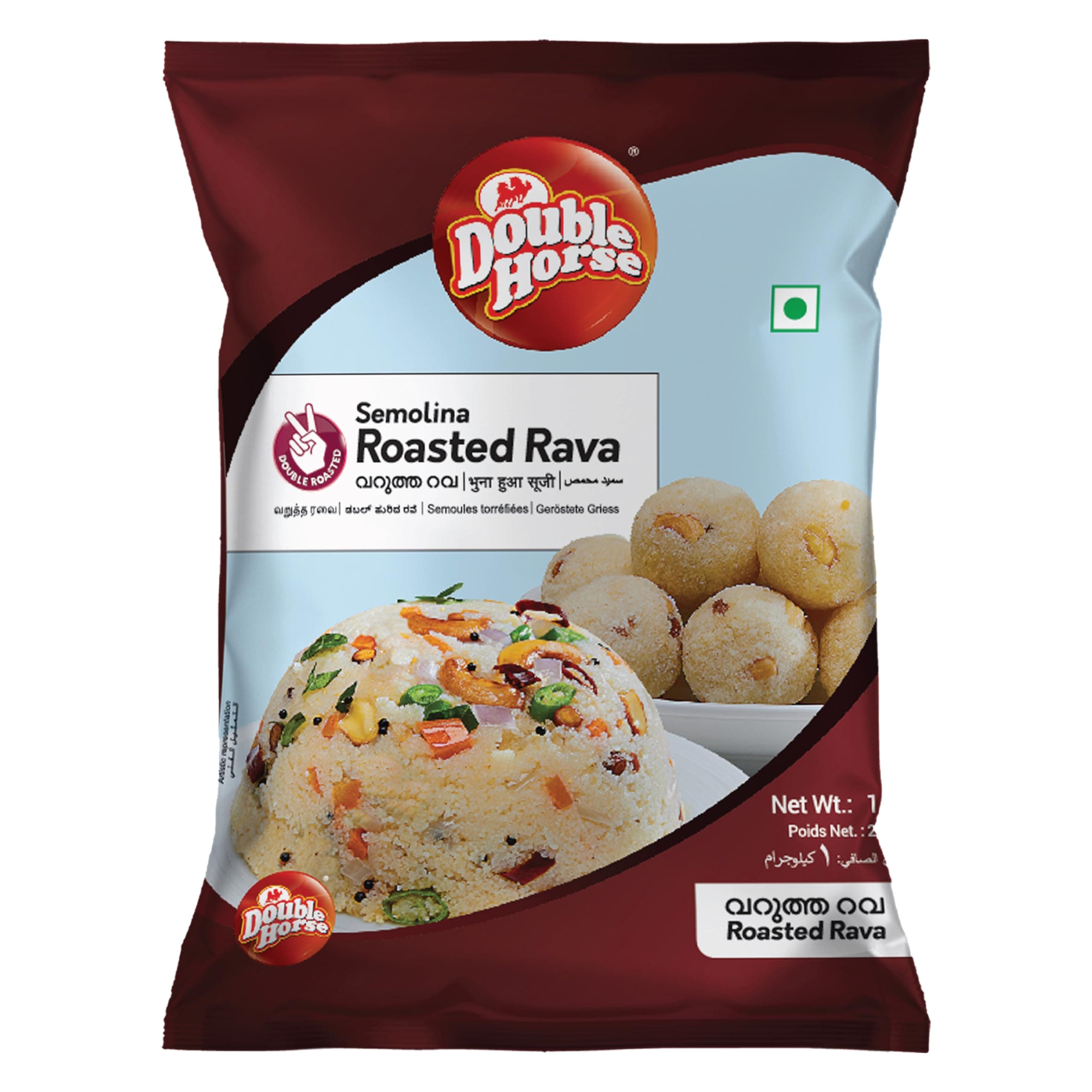 Double Horse Rava Roasted 1Kg