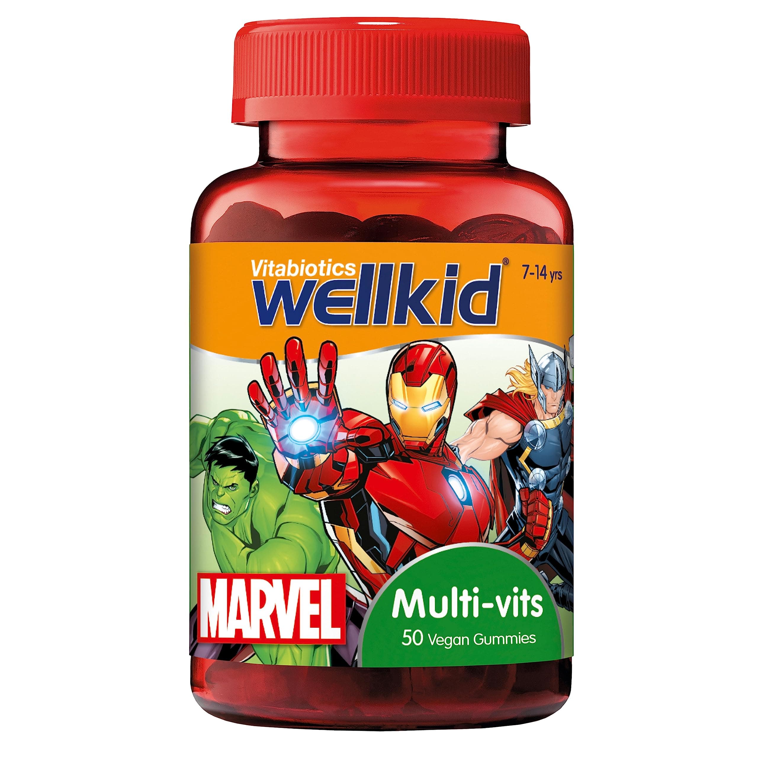 Kids MultiVitamins, Chewable Gummies, Wellkid Marvel