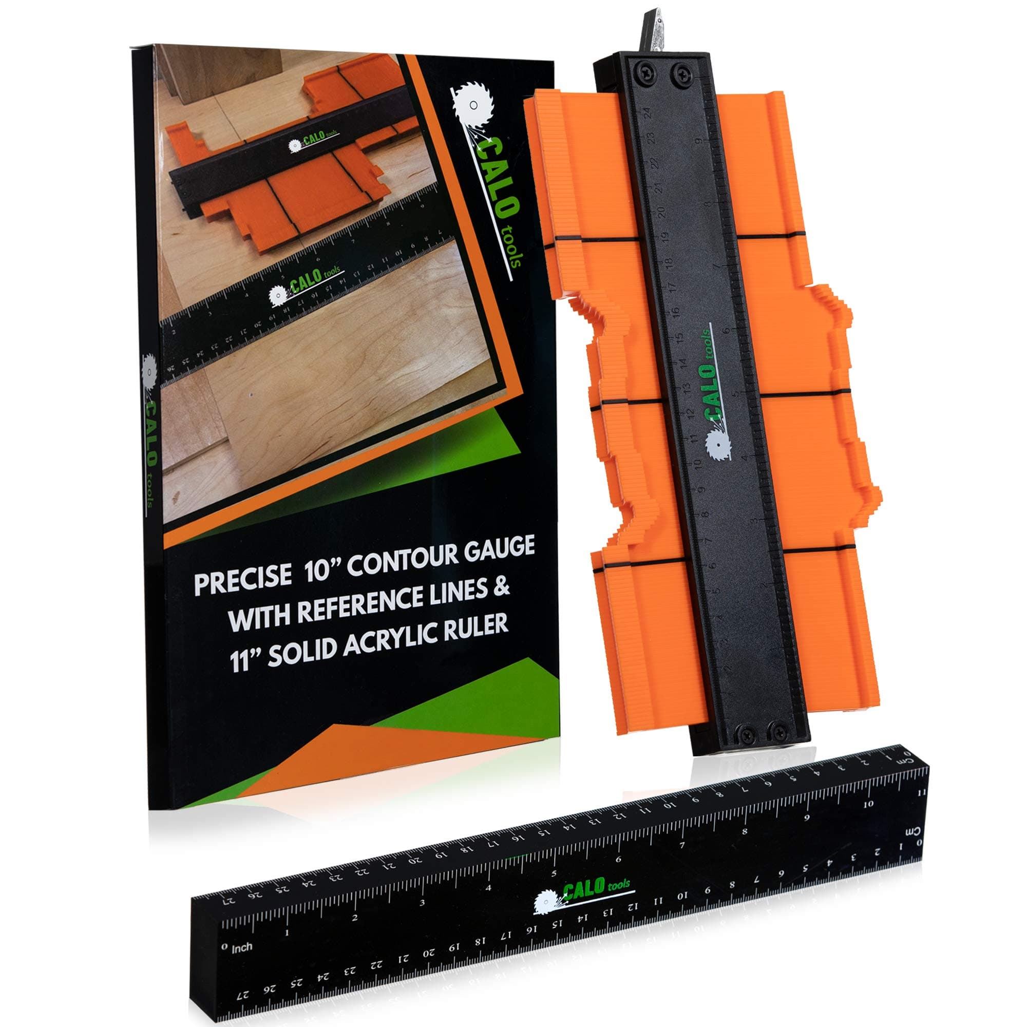 Contour Gauge Tool-Adjustable Lock for Precise tracing, Super Gauge XL, Profile Measuring Device, Shape Taker, Irregular Tracer, and Contour Guage for Accurate Outlines