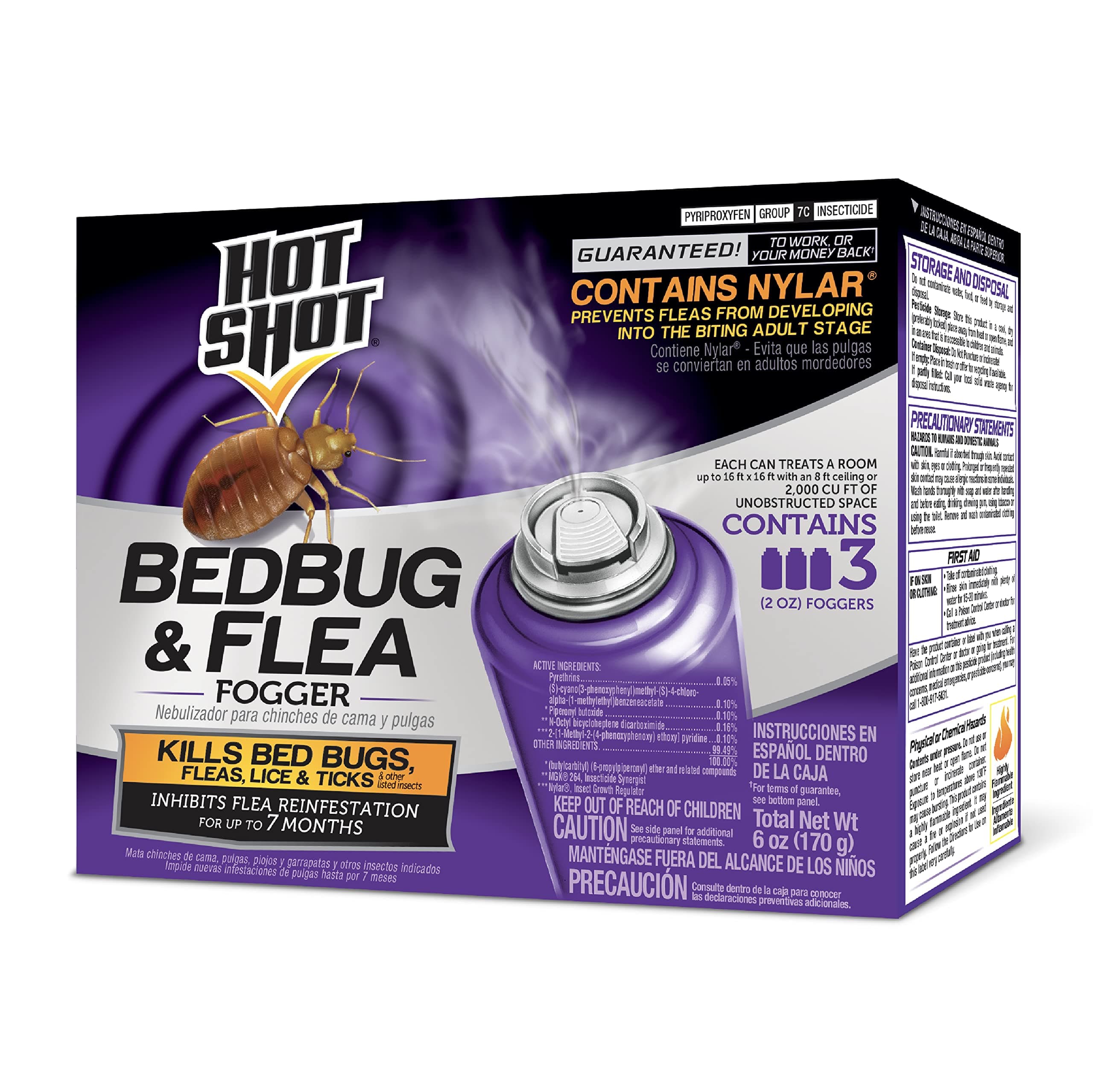 Hot Shot Products 95911 Bedbug and Flea Fogger